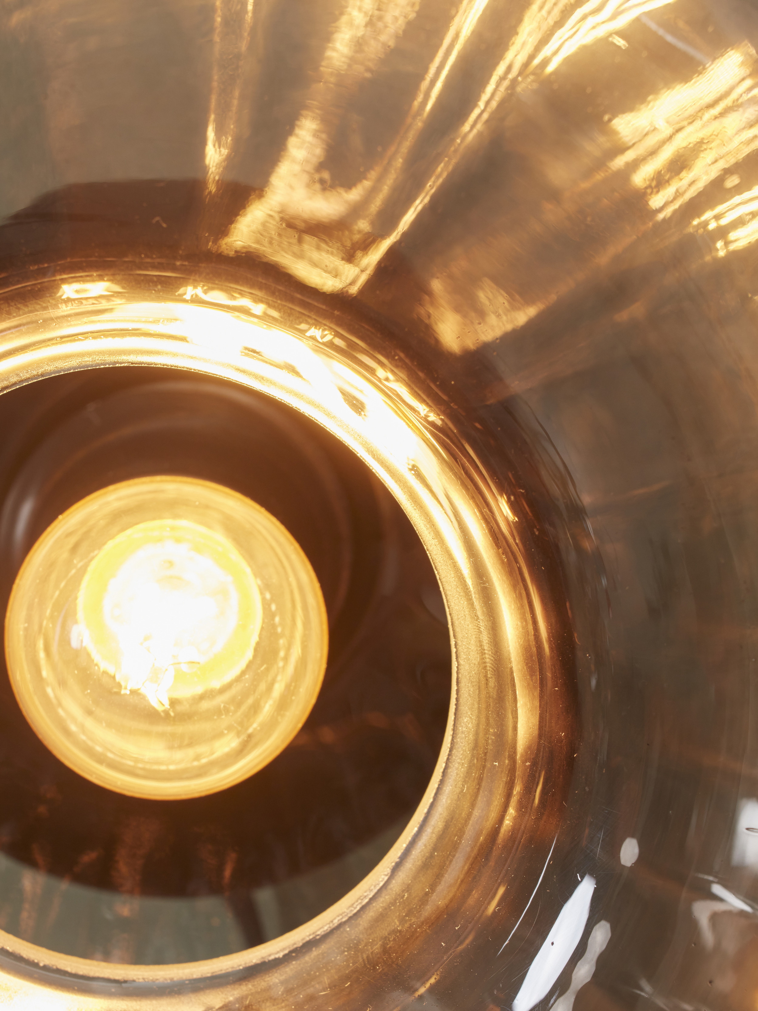 its about RoMi Plafondlamp 'Brussels' Glas, 28cm, kleur Antraciet
