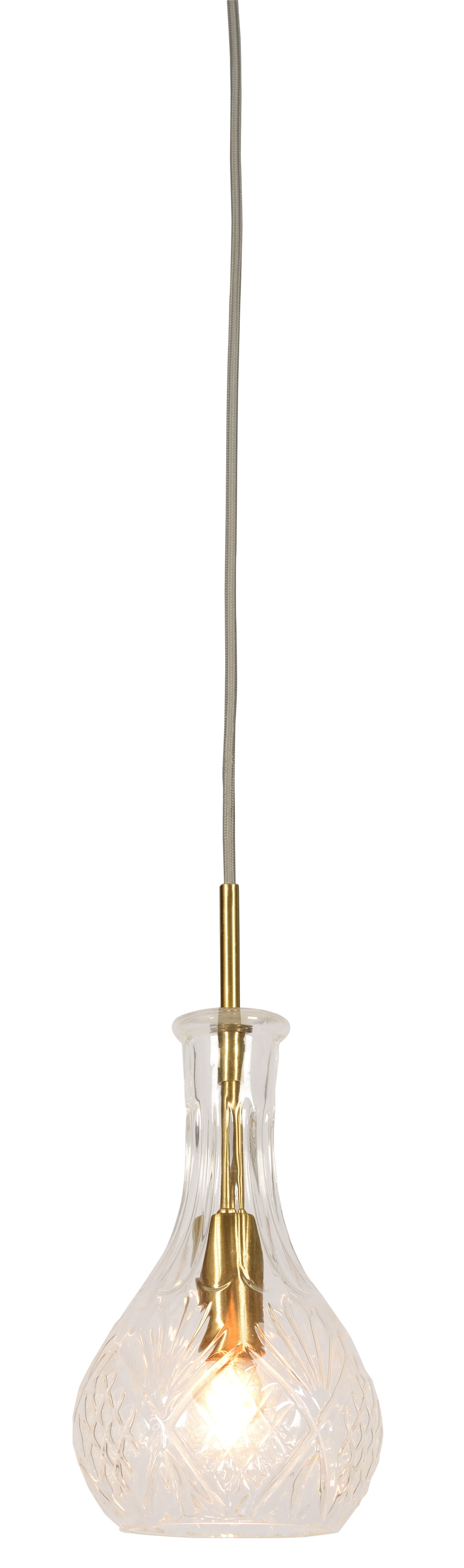 its about RoMi Hanglamp 'Brussels' Druppel, Glas, kleur Goud