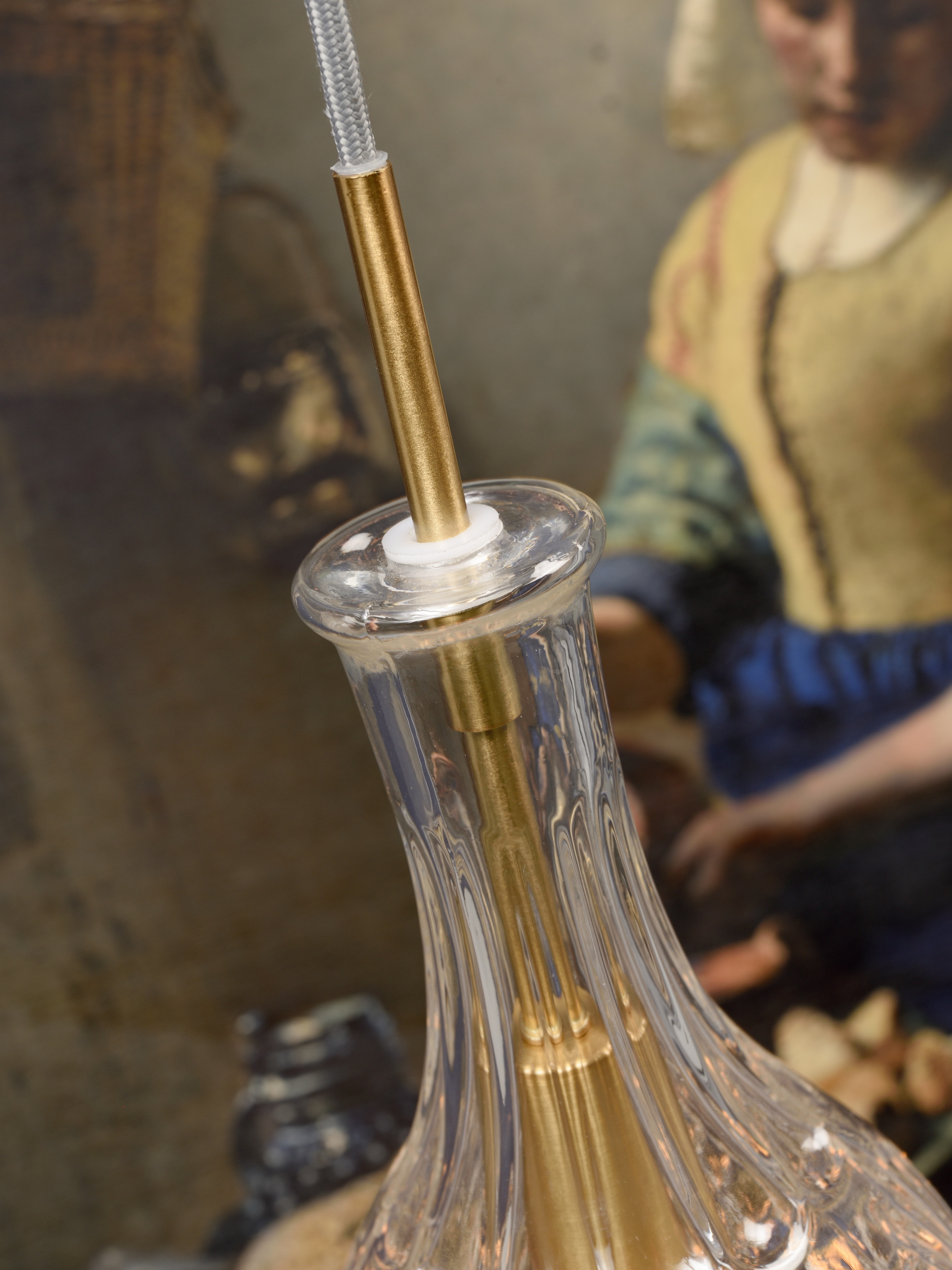 its about RoMi Hanglamp 'Brussels' Druppel, Glas, kleur Goud