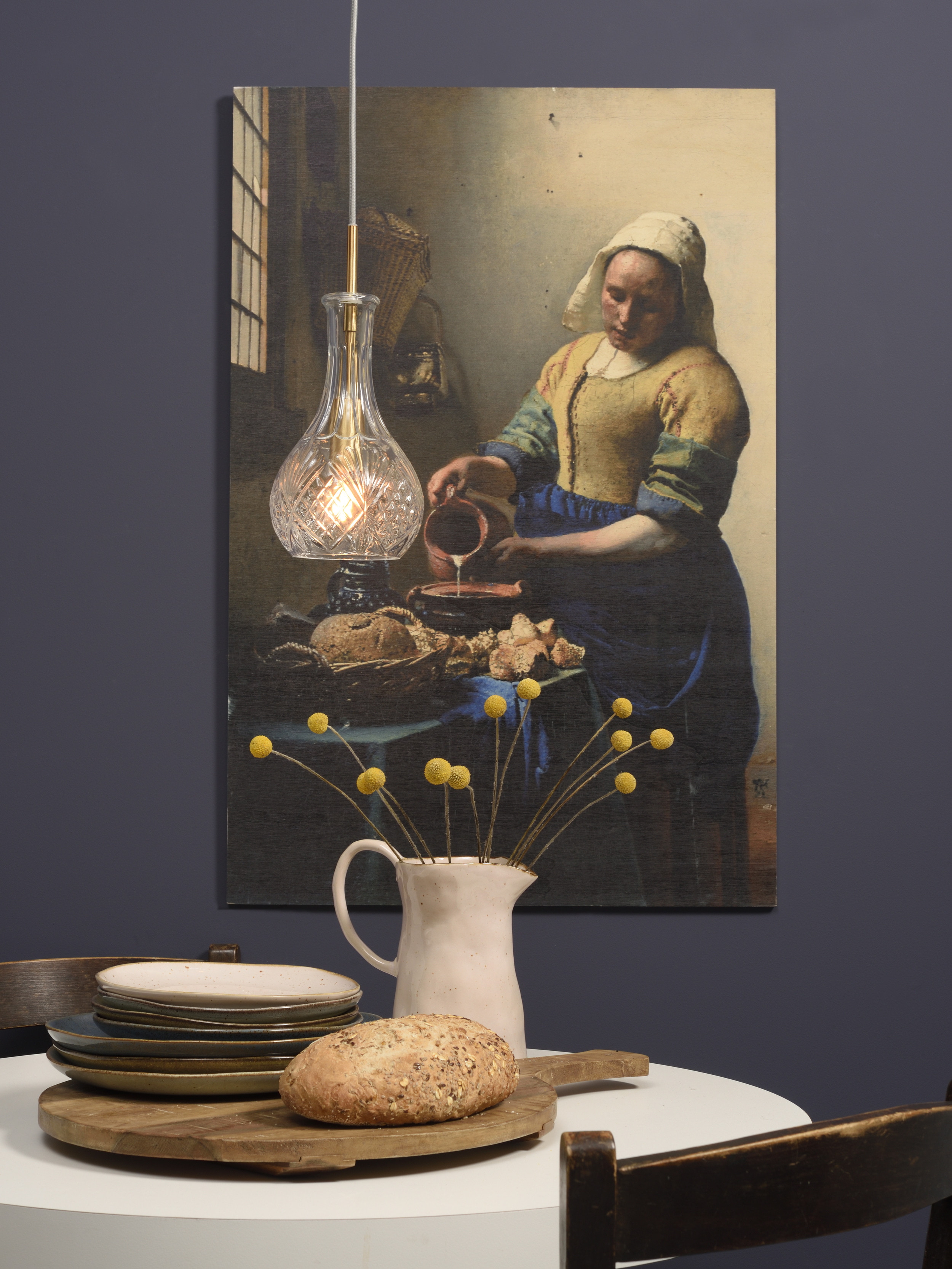 its about RoMi Hanglamp 'Brussels' Druppel, Glas, kleur Goud