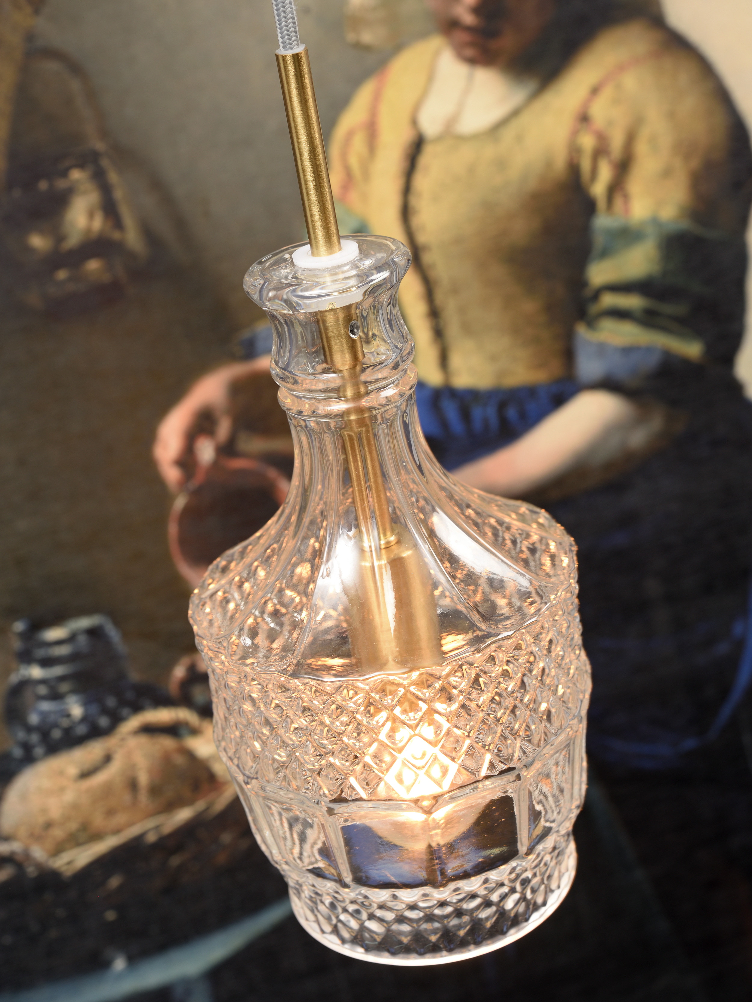 its about RoMi Hanglamp 'Brussels' Recht, Glas, kleur Goud