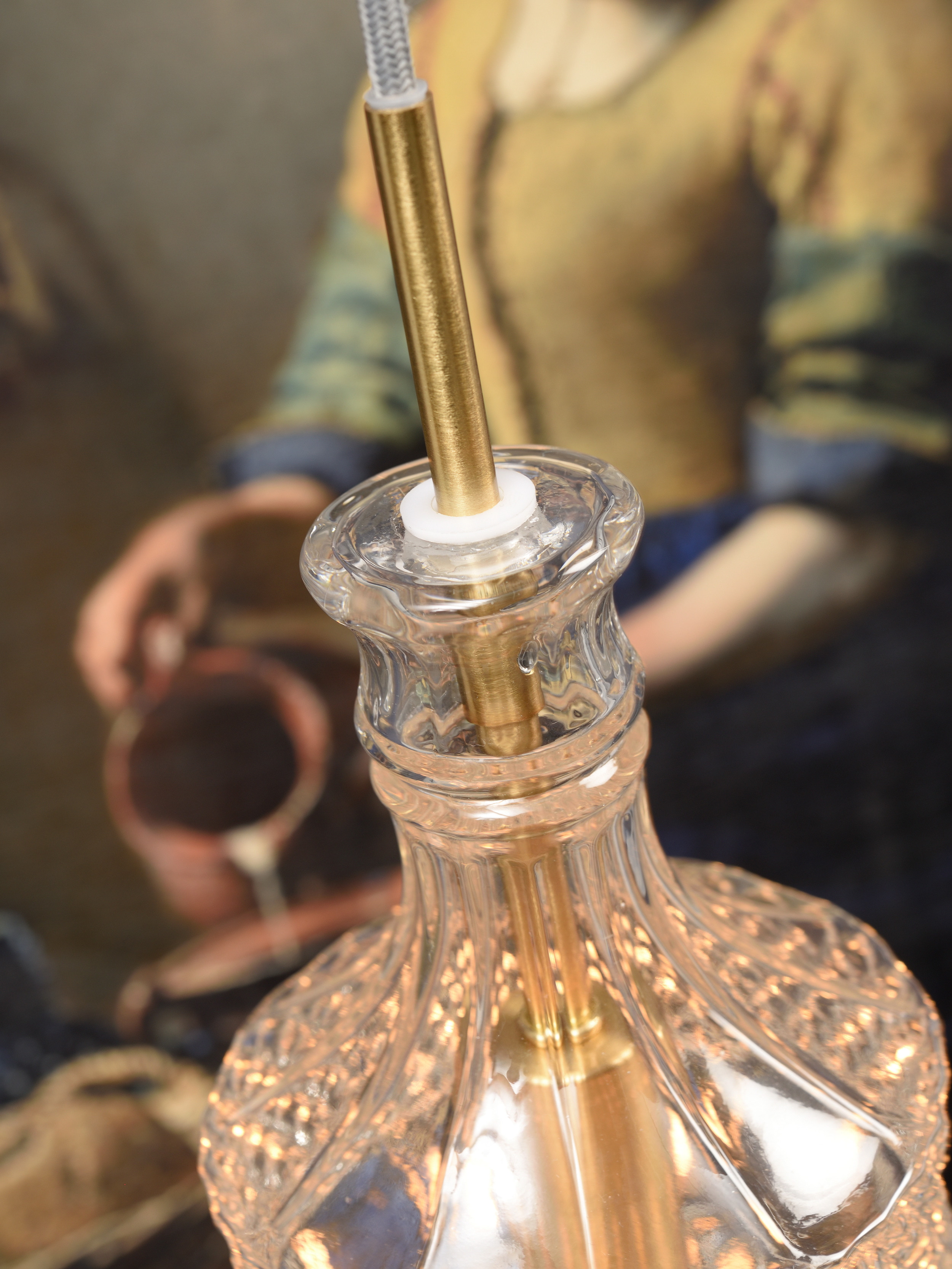 its about RoMi Hanglamp 'Brussels' Recht, Glas, kleur Goud