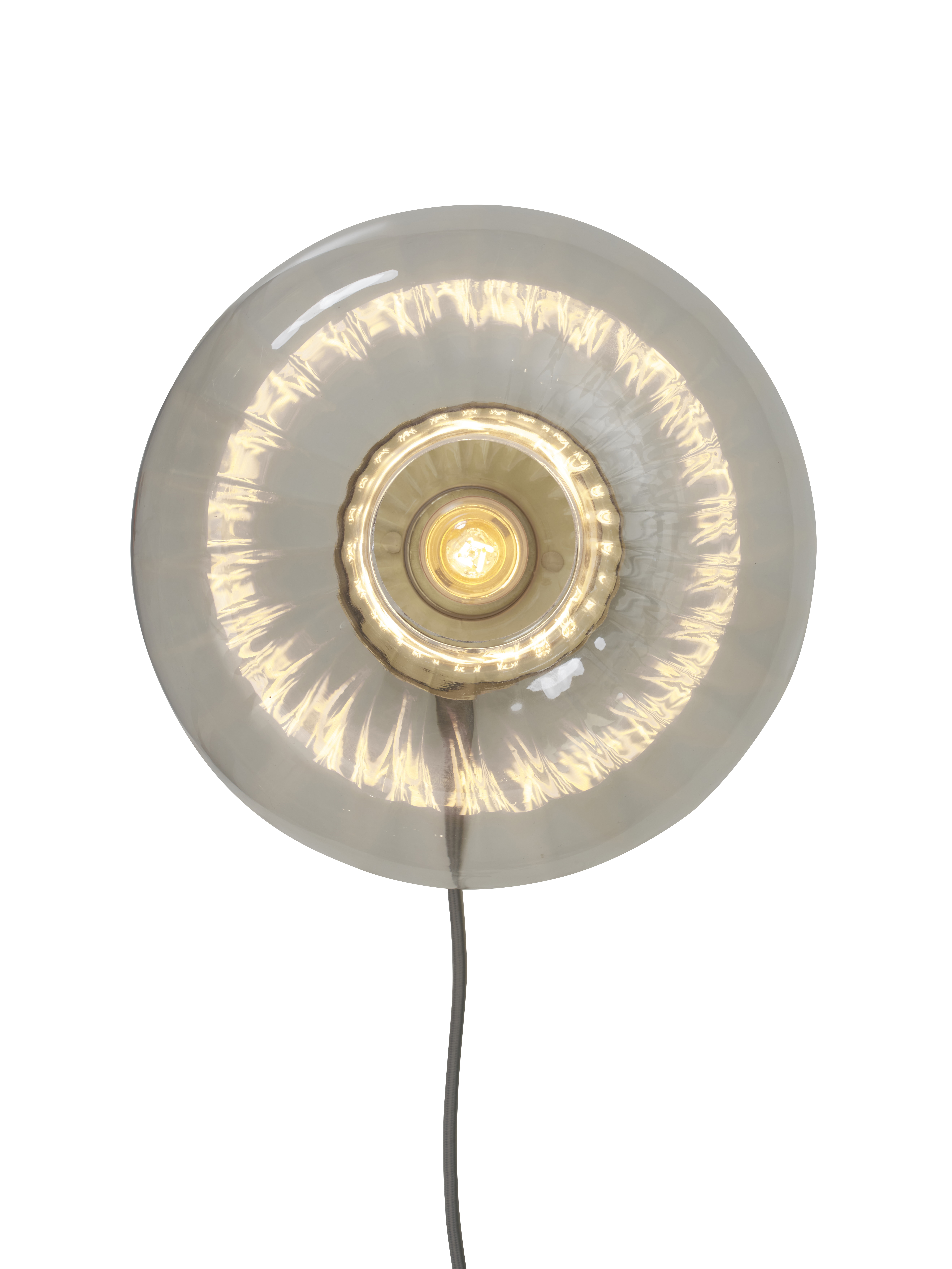 its about RoMi Wandlamp 'Brussels' Glas, 28cm, kleur Goud
