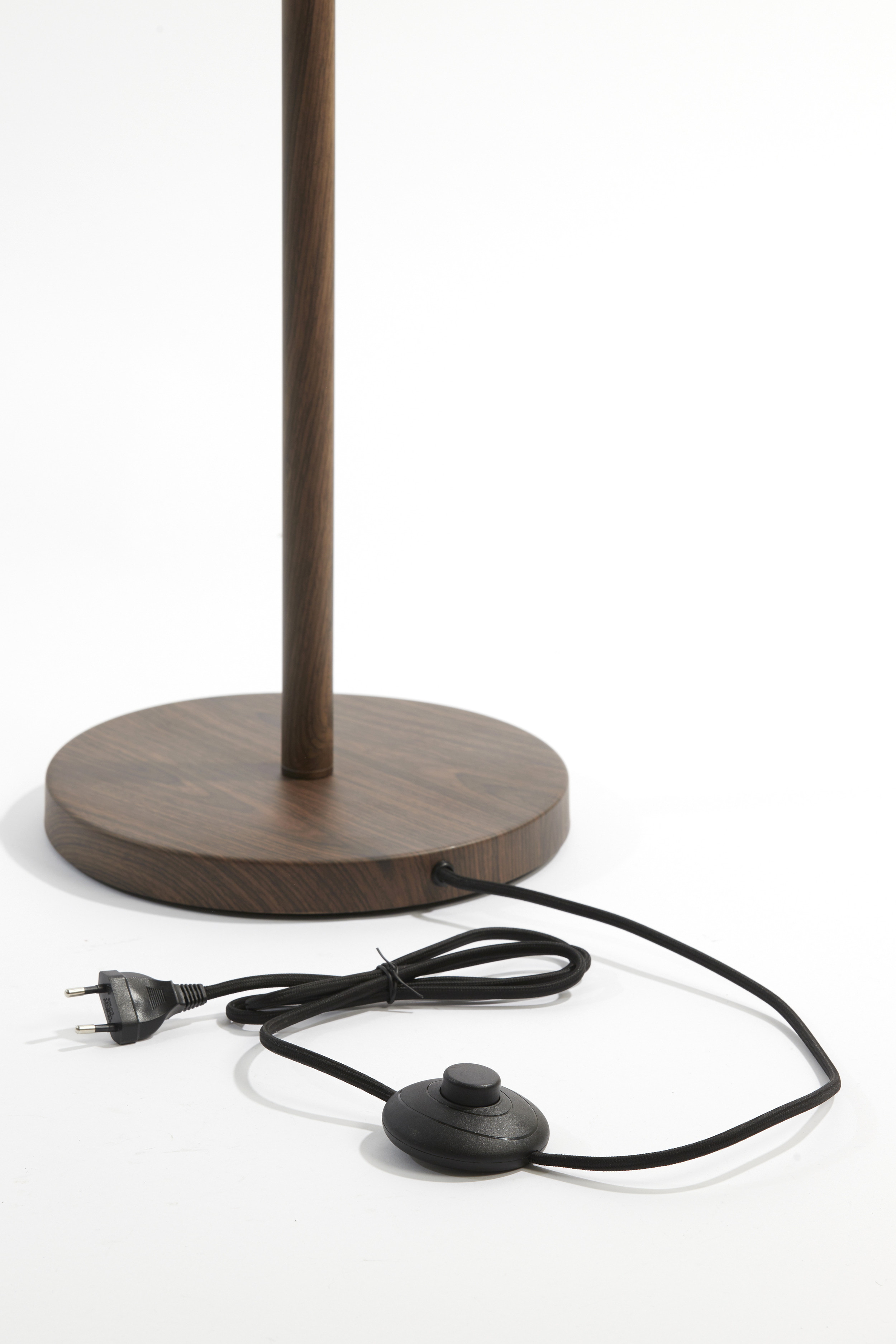 Light & Living Vloerlamp 'Washington' 149cm, kleur Donkerbruin (excl. kap)
