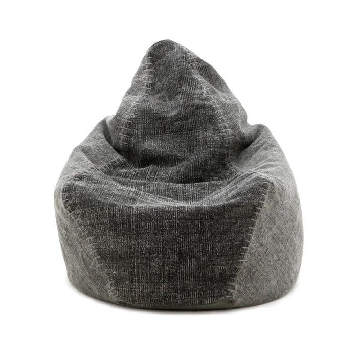 By-Boo zitzak 'Mono', kleur antraciet