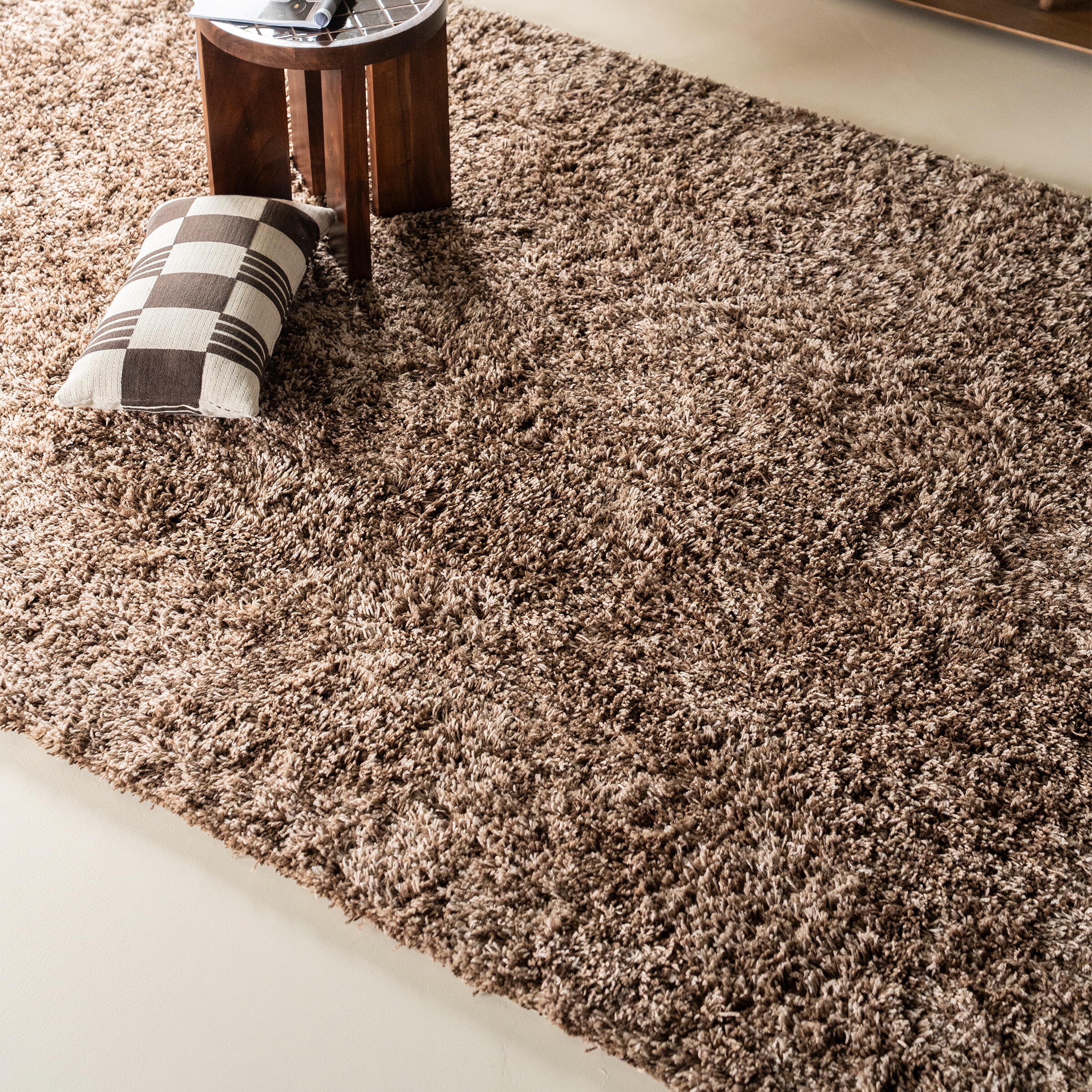 By-Boo Vloerkleed 'Mixi' kleur Bruin