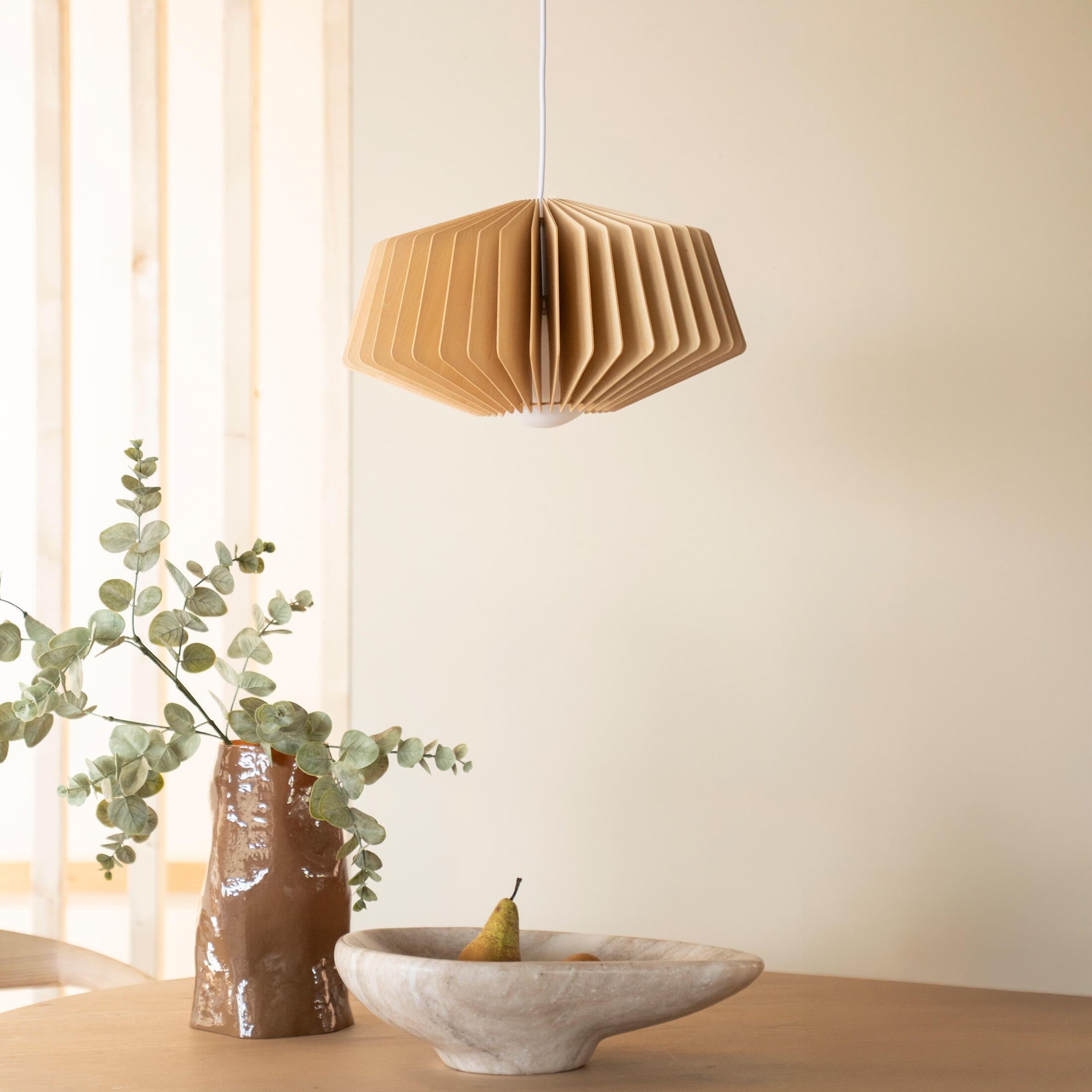 By-Boo Hanglamp 'Meller' Hout