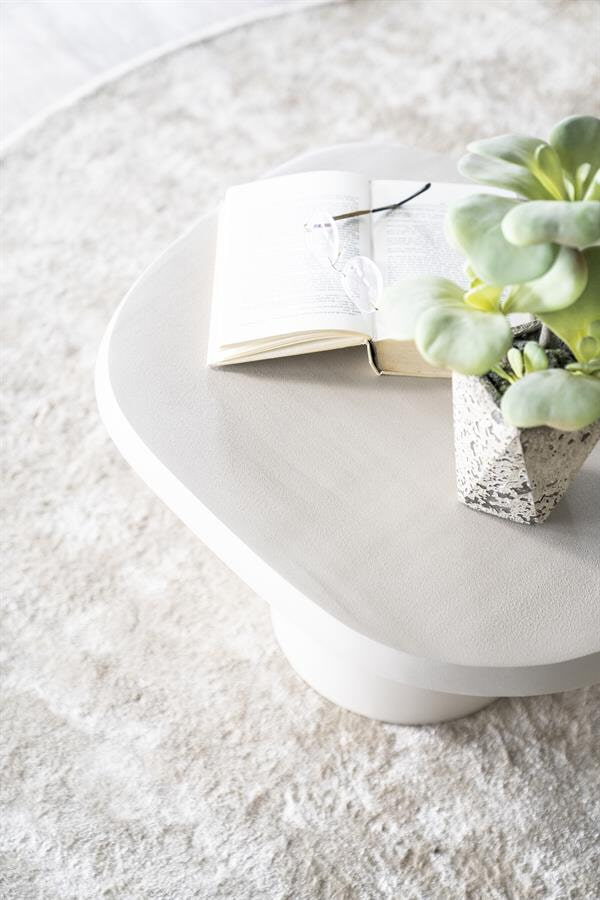 By-Boo Bijzettafel 'Sten' 57 x 71cm, kleur Beige