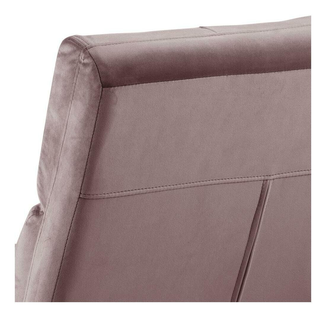 Bendt Fauteuil 'Kristian' Velvet, kleur Roze