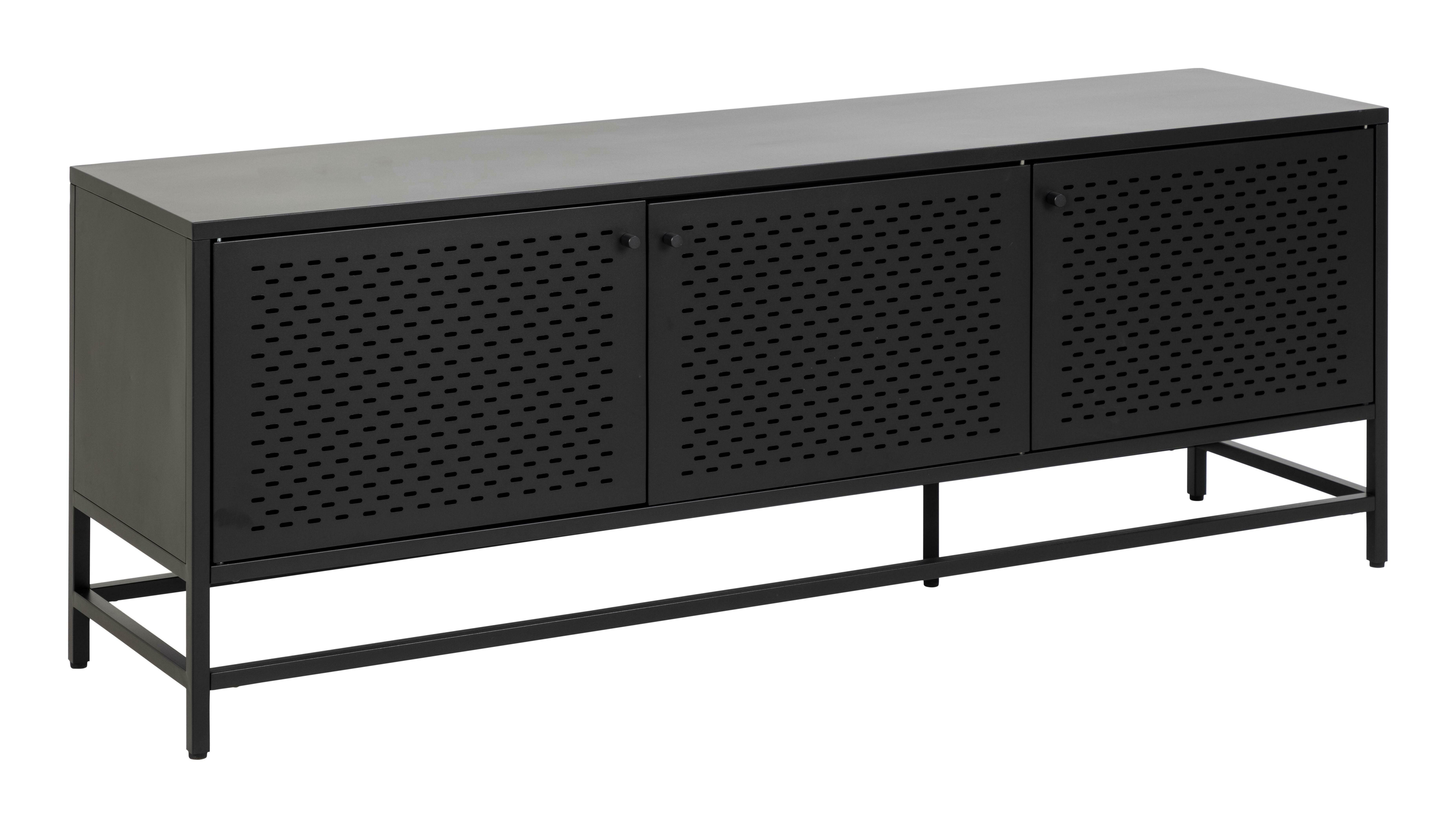 Bendt Tv-meubel 'Lua' zwart metaal, 160cm