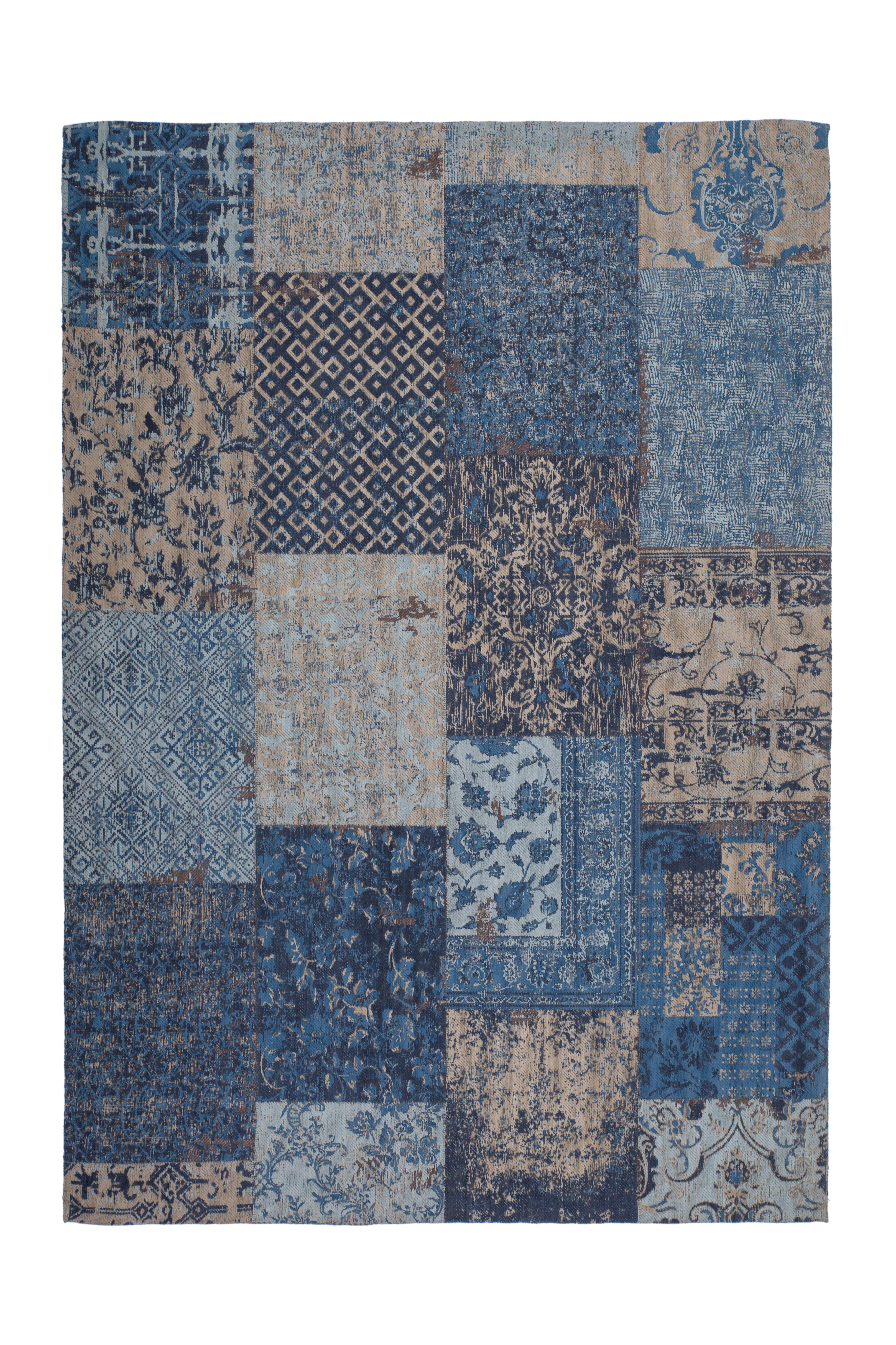 Kayoom Vloerkleed 'Symphony 160' kleur Blauw, 160 x 230cm