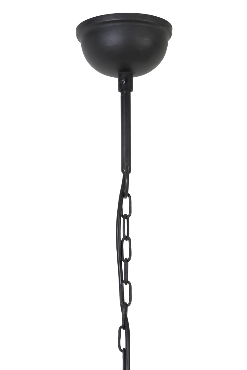 Light & Living Hanglamp 'Haranka' 38cm, Mangohout, kleur Chocoladebruin