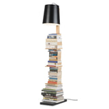 its about RoMi Vloerlamp 'Cambridge' met plankjes, kleur Zwart