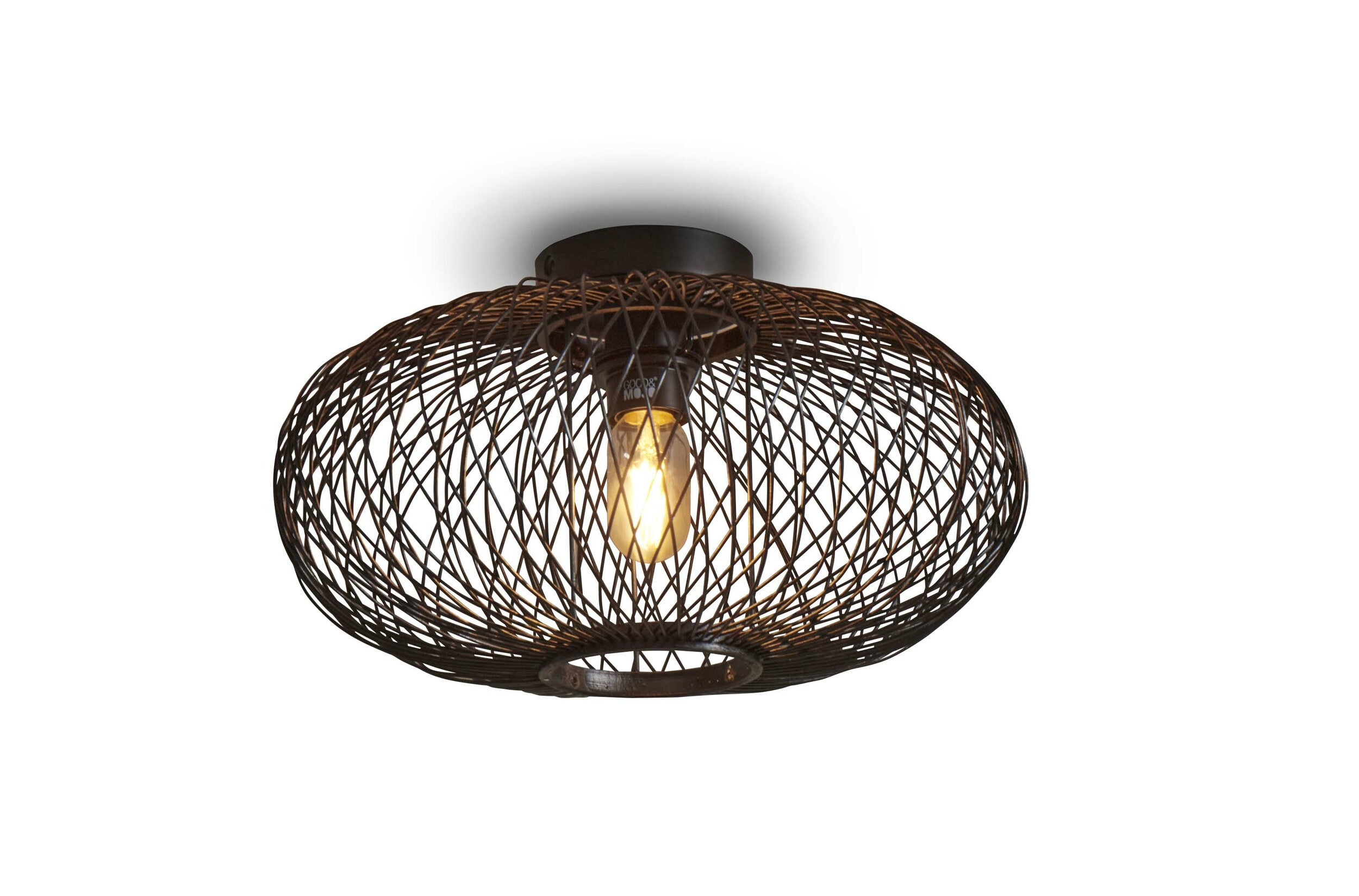 GOOD&MOJO Plafondlamp 'Cango' Bamboe, 40cm