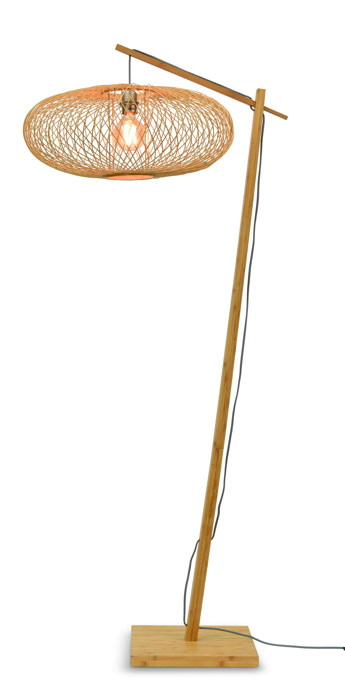 GOOD&MOJO Vloerlamp 'Cango' Bamboe, 176cm, kleur Naturel