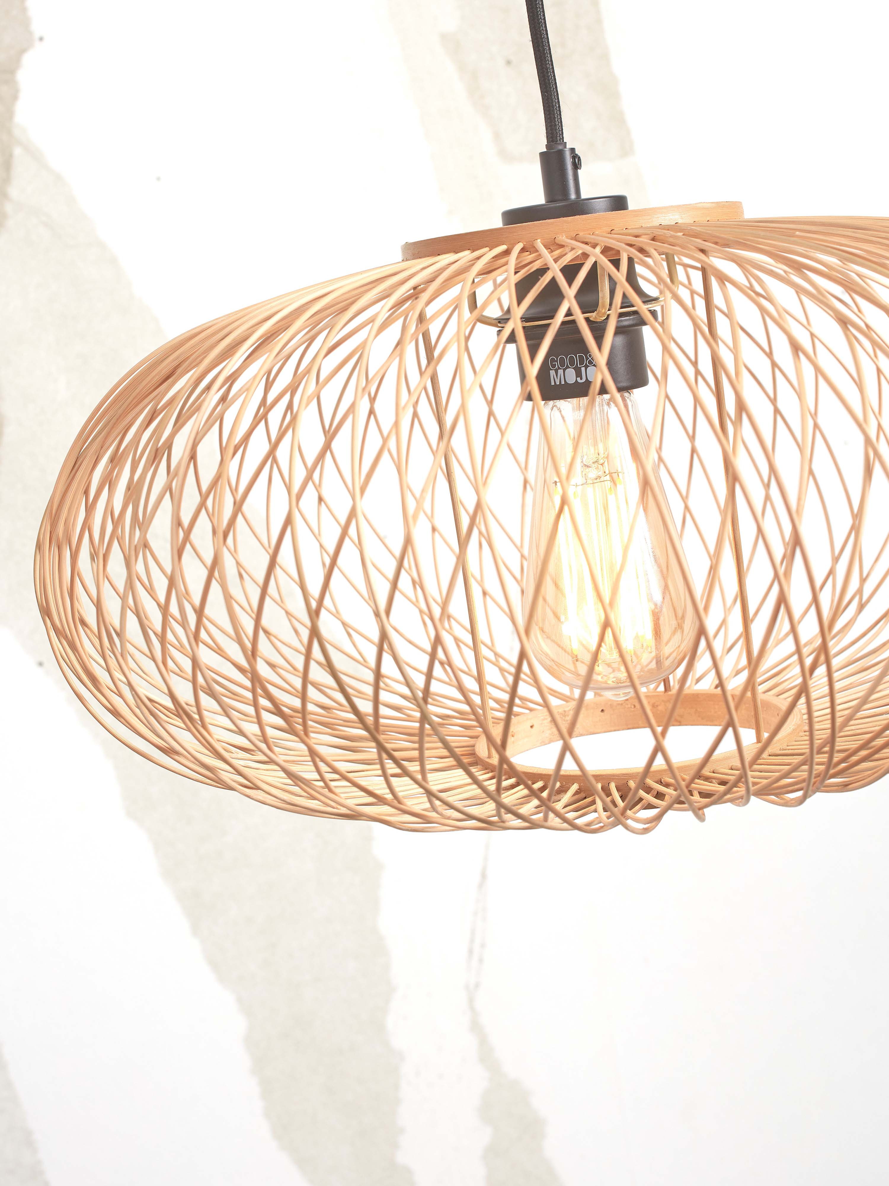 GOOD&MOJO Vloerlamp 'Cango' Bamboe, 150cm, kleur Naturel