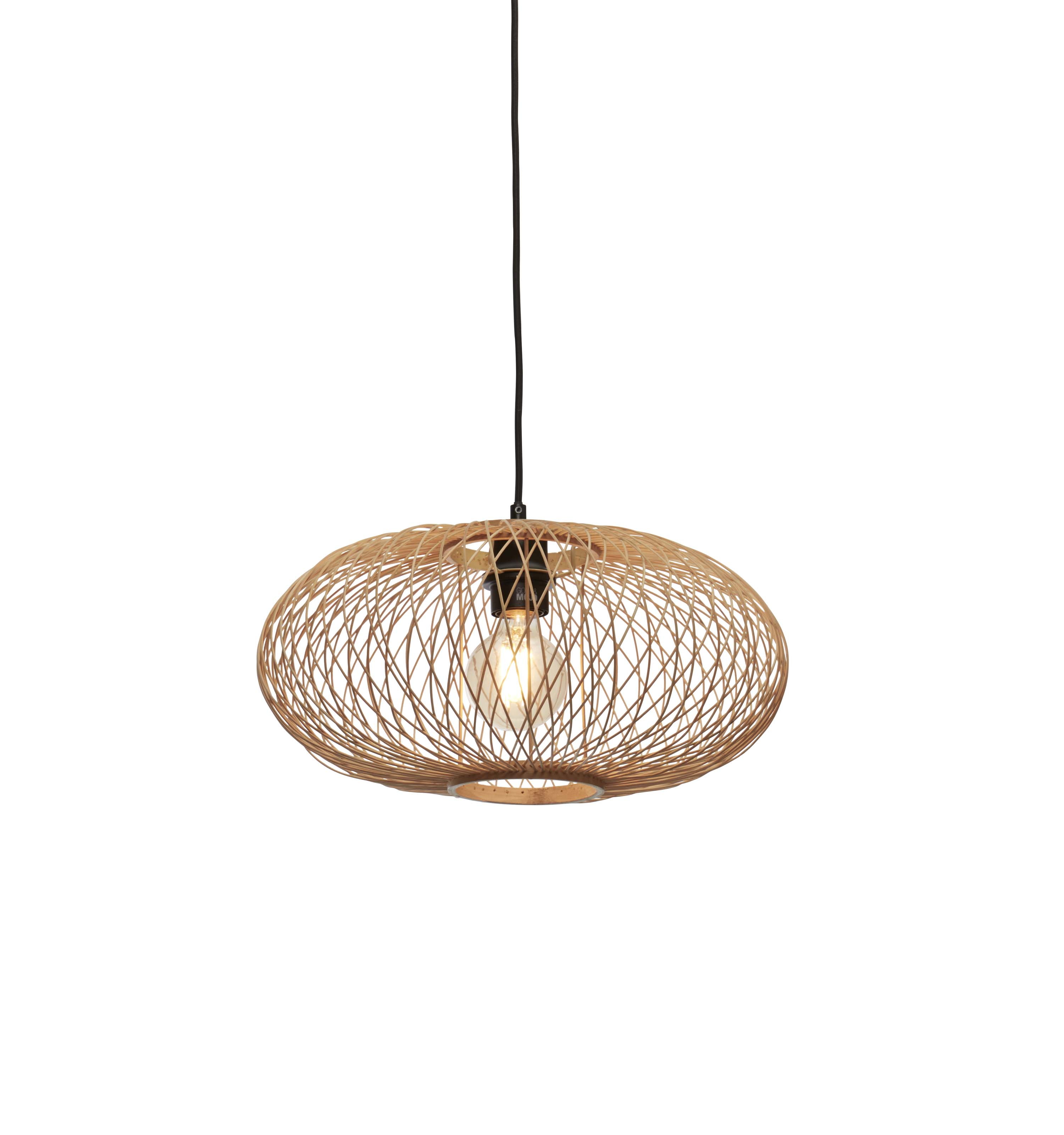GOOD&MOJO Hanglamp 'Cango' Bamboe, 40cm, kleur Naturel