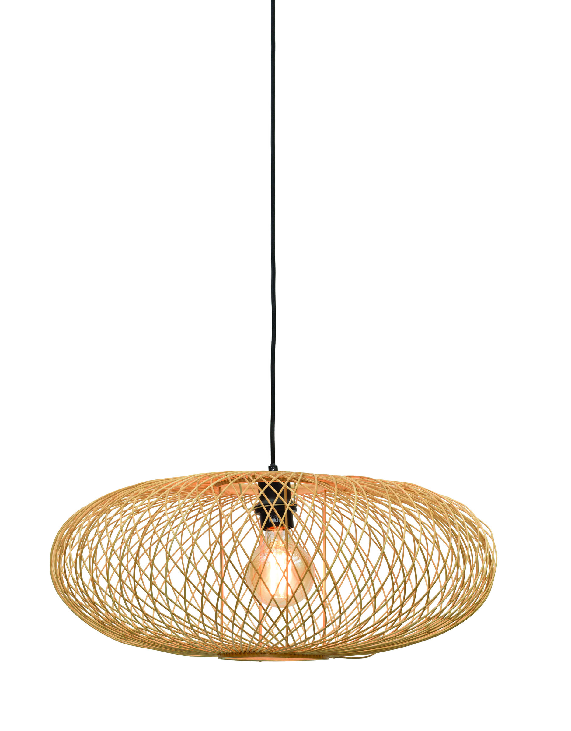 GOOD&MOJO Hanglamp 'Cango' Bamboe, 60cm, kleur Naturel
