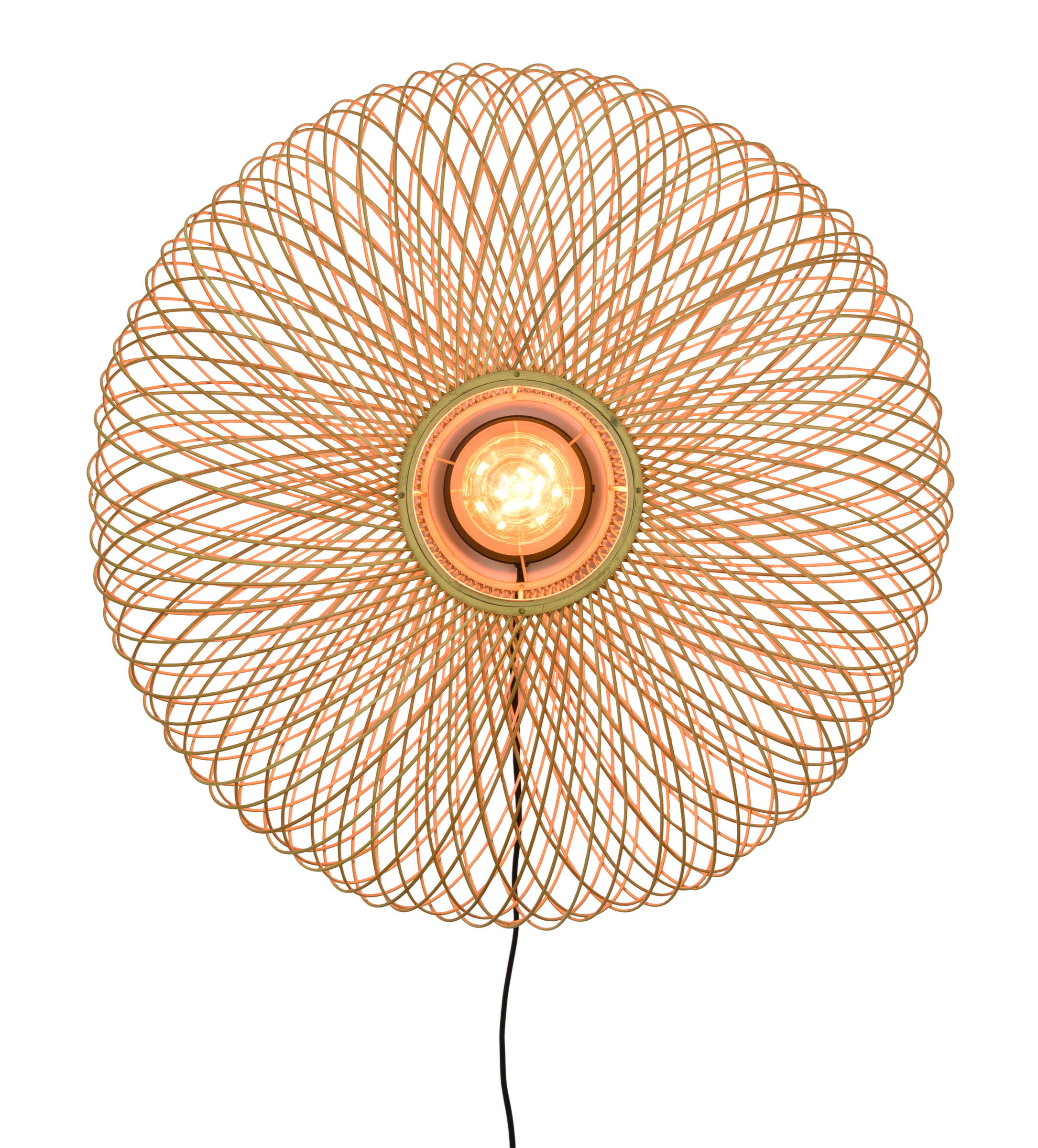 GOOD&MOJO Wandlamp 'Cango' Bamboe, 60cm, kleur Naturel
