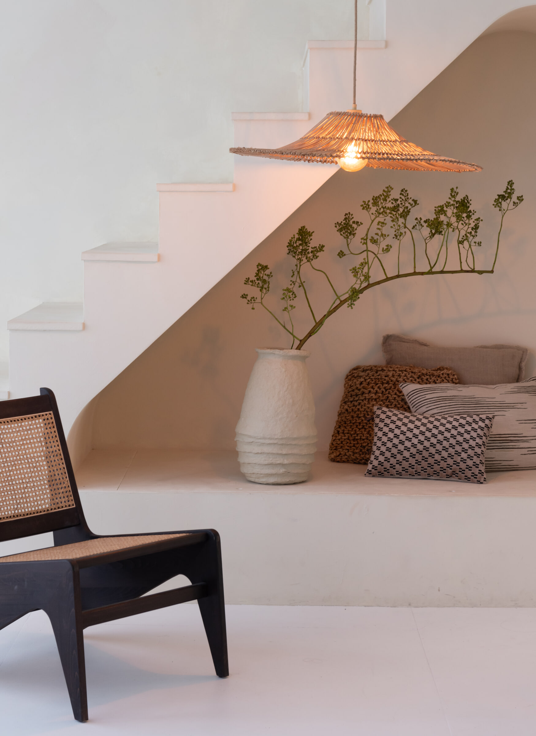 GOOD&MOJO Hanglamp 'Cancun' Rattan, 70cm, kleur Naturel