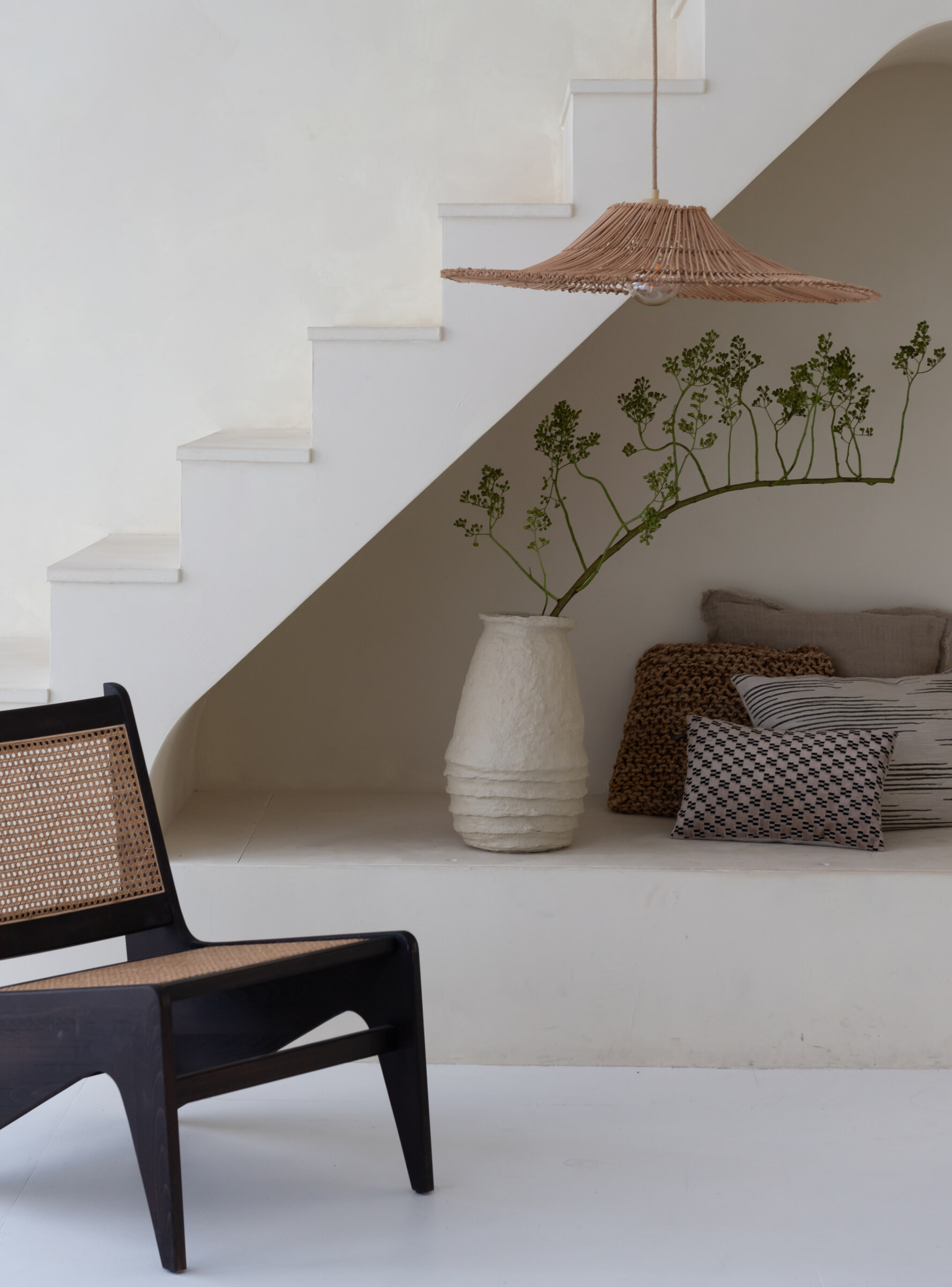 GOOD&MOJO Hanglamp 'Cancun' Rattan, 70cm, kleur Naturel