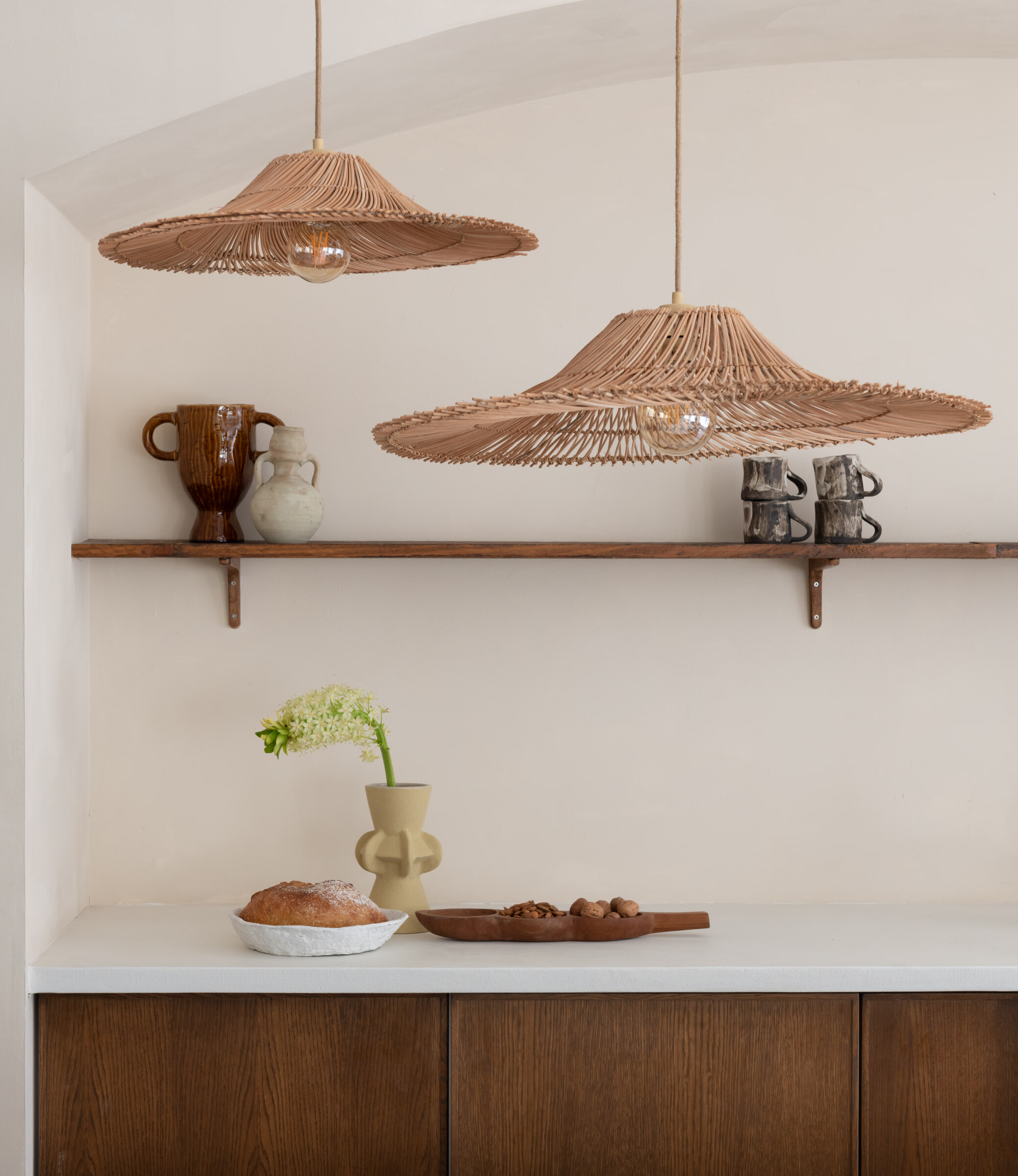 GOOD&MOJO Hanglamp 'Cancun' Rattan, 70cm, kleur Naturel