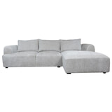 Sohome 2,5-zits Loungebank 'Richard' Rechts, Chenille, kleur Zand