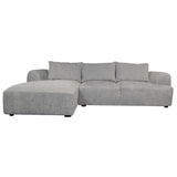 Sohome 2,5-zits Loungebank 'Richard' Links, Chenille, kleur Taupe