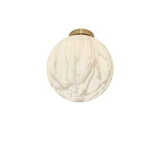 its about RoMi Plafondlamp 'Carrara' 28cm, Marmerlook, kleur Wit