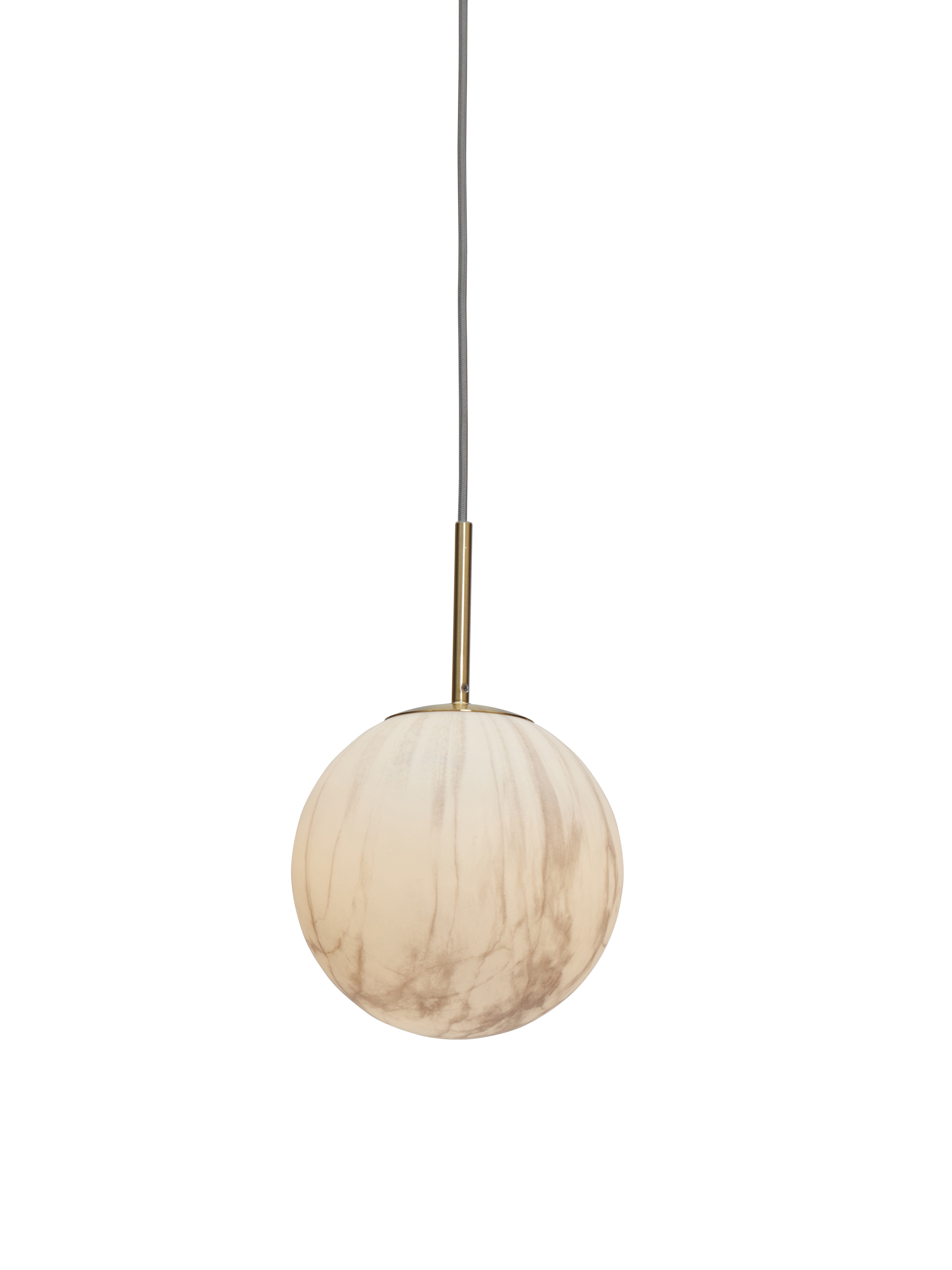 its about RoMi Hanglamp 'Carrara' 22cm, Marmerlook, kleur Wit