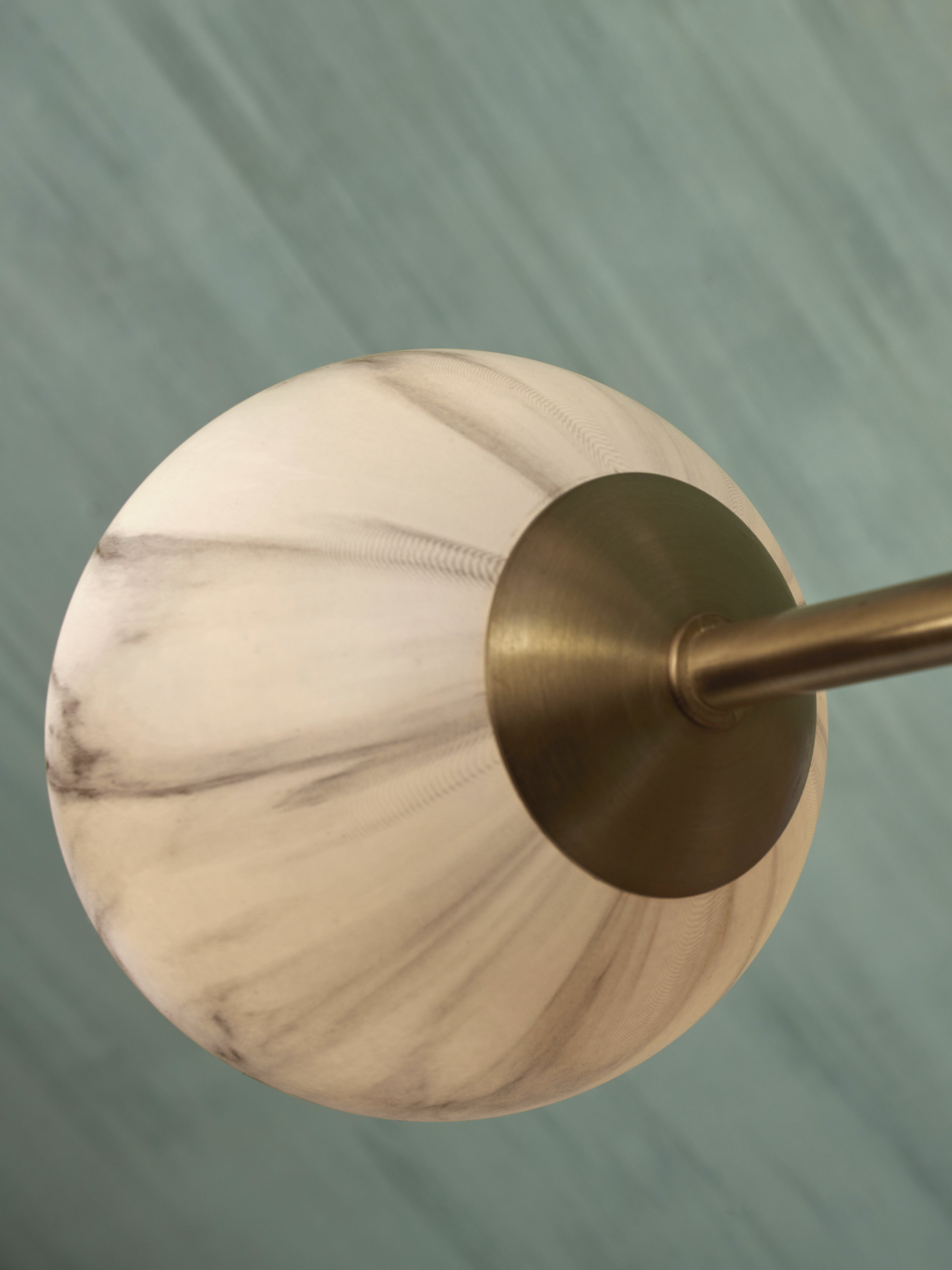 its about RoMi Hanglamp 'Carrara' 6-lamps, Marmerlook, kleur Wit