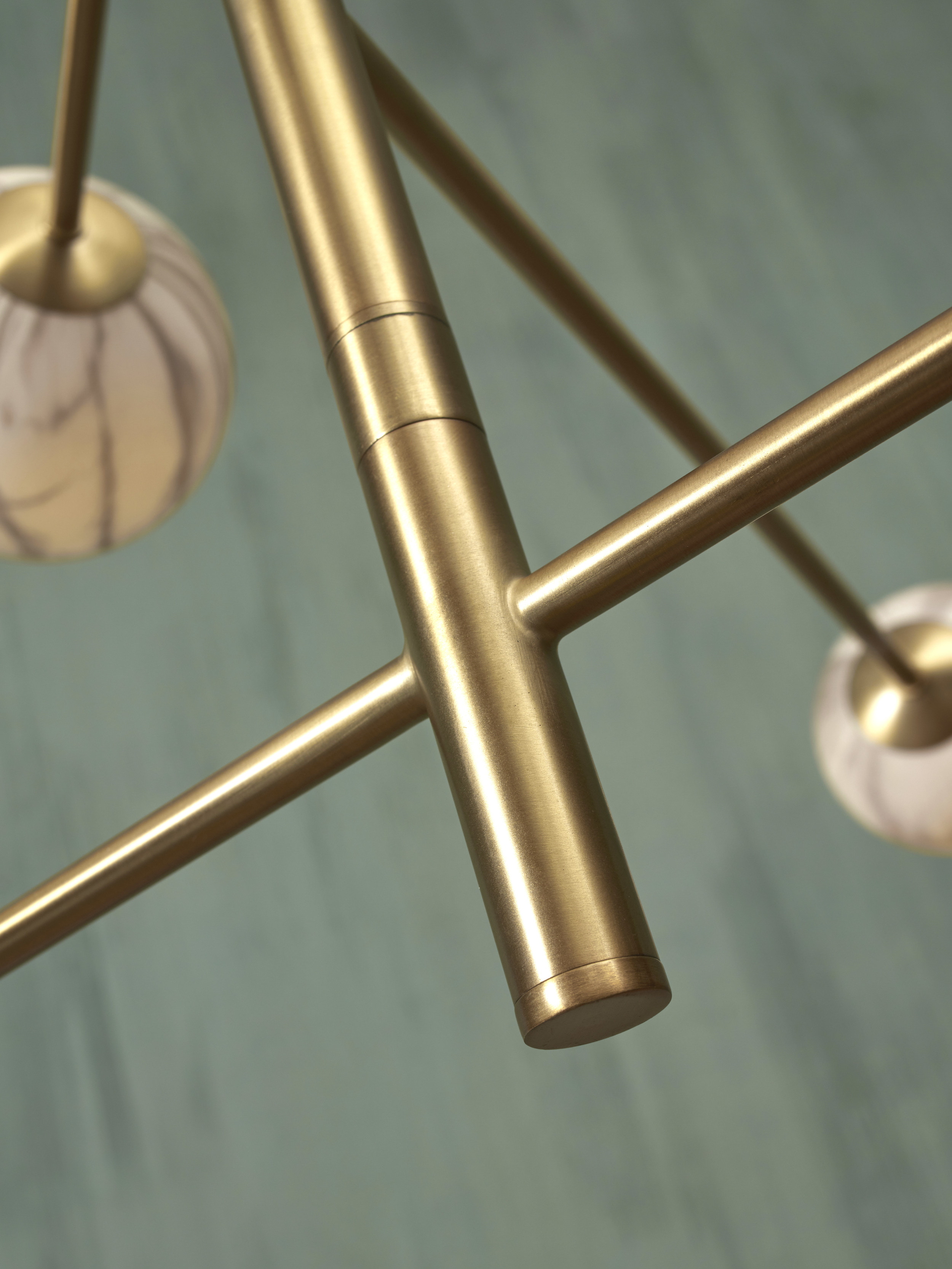 its about RoMi Hanglamp 'Carrara' 6-lamps, Marmerlook, kleur Wit