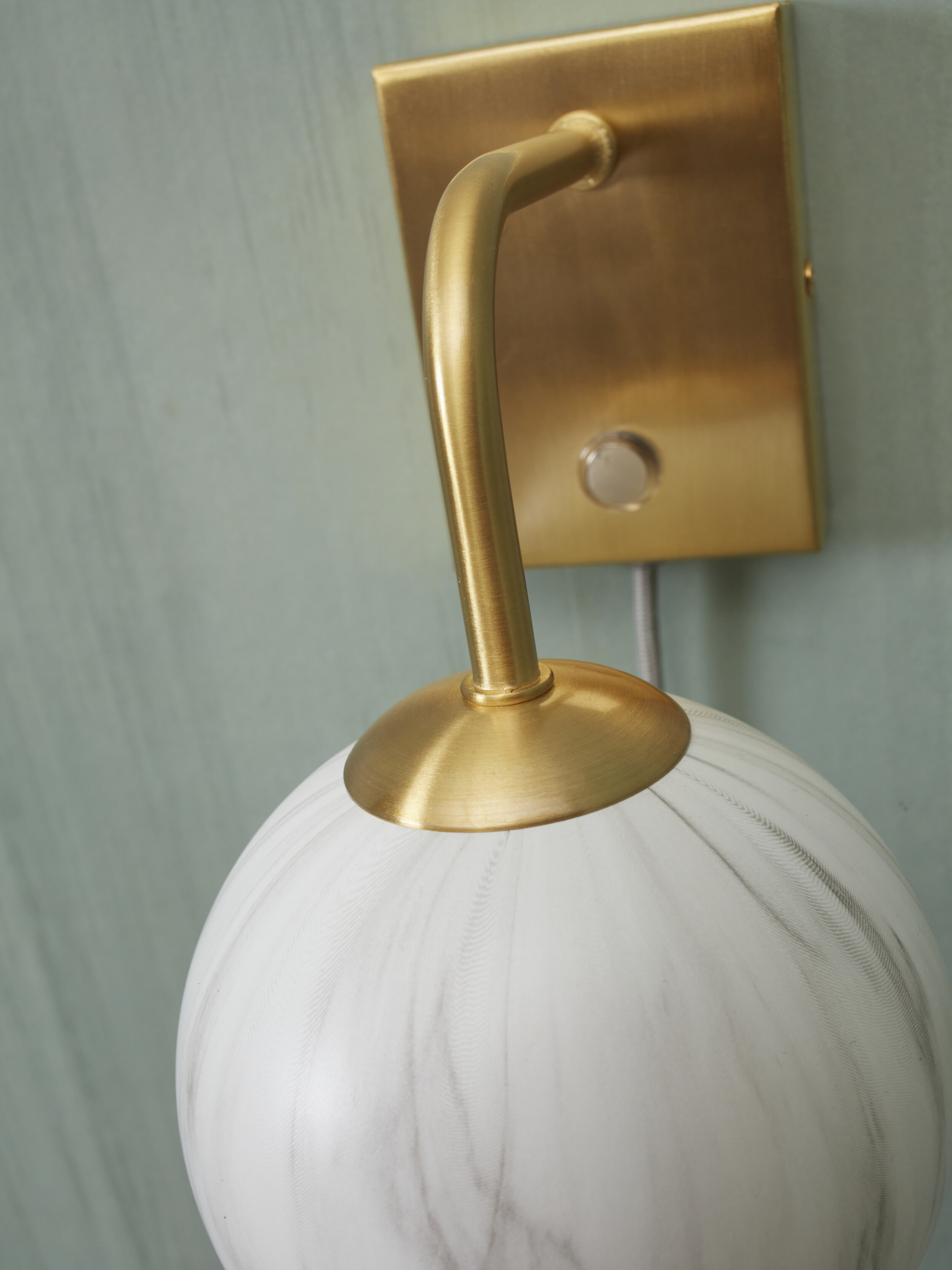 its about RoMi Wandlamp 'Carrara' Marmerprint, kleur Goud