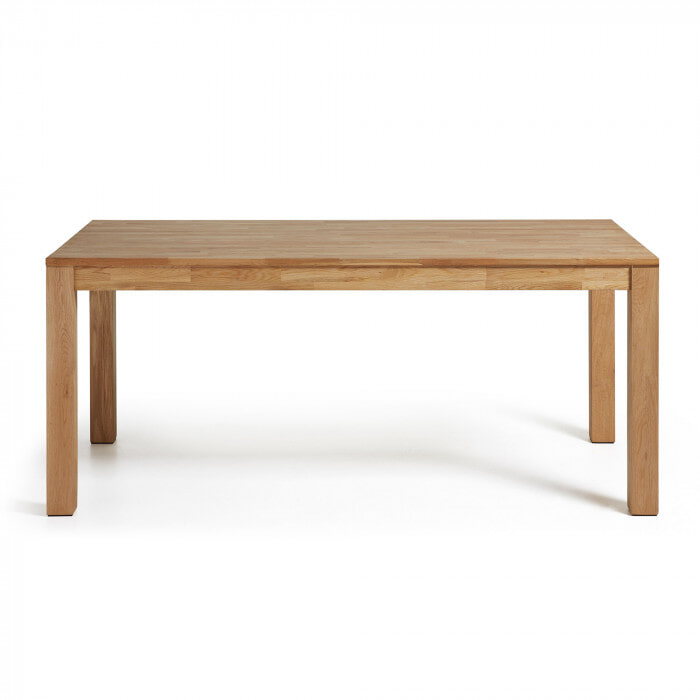 Kave Home uitschuifbare eettafel 'Isbel' eiken naturel, 180-260 x 90cm