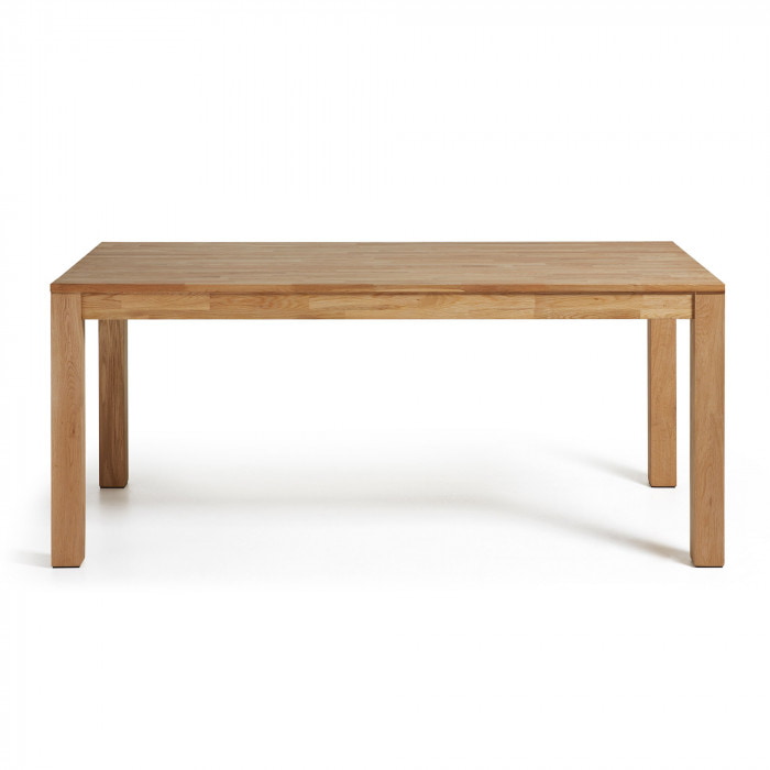 Kave Home uitschuifbare eettafel 'Isbel' eiken naturel, 140-220 x 90cm