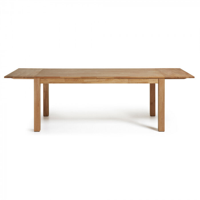 Kave Home uitschuifbare eettafel 'Isbel' eiken naturel, 180-260 x 90cm