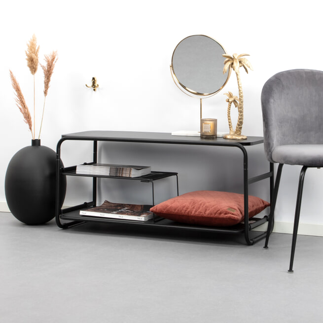 Kave Home TV-meubel 'Academy', kleur Zwart