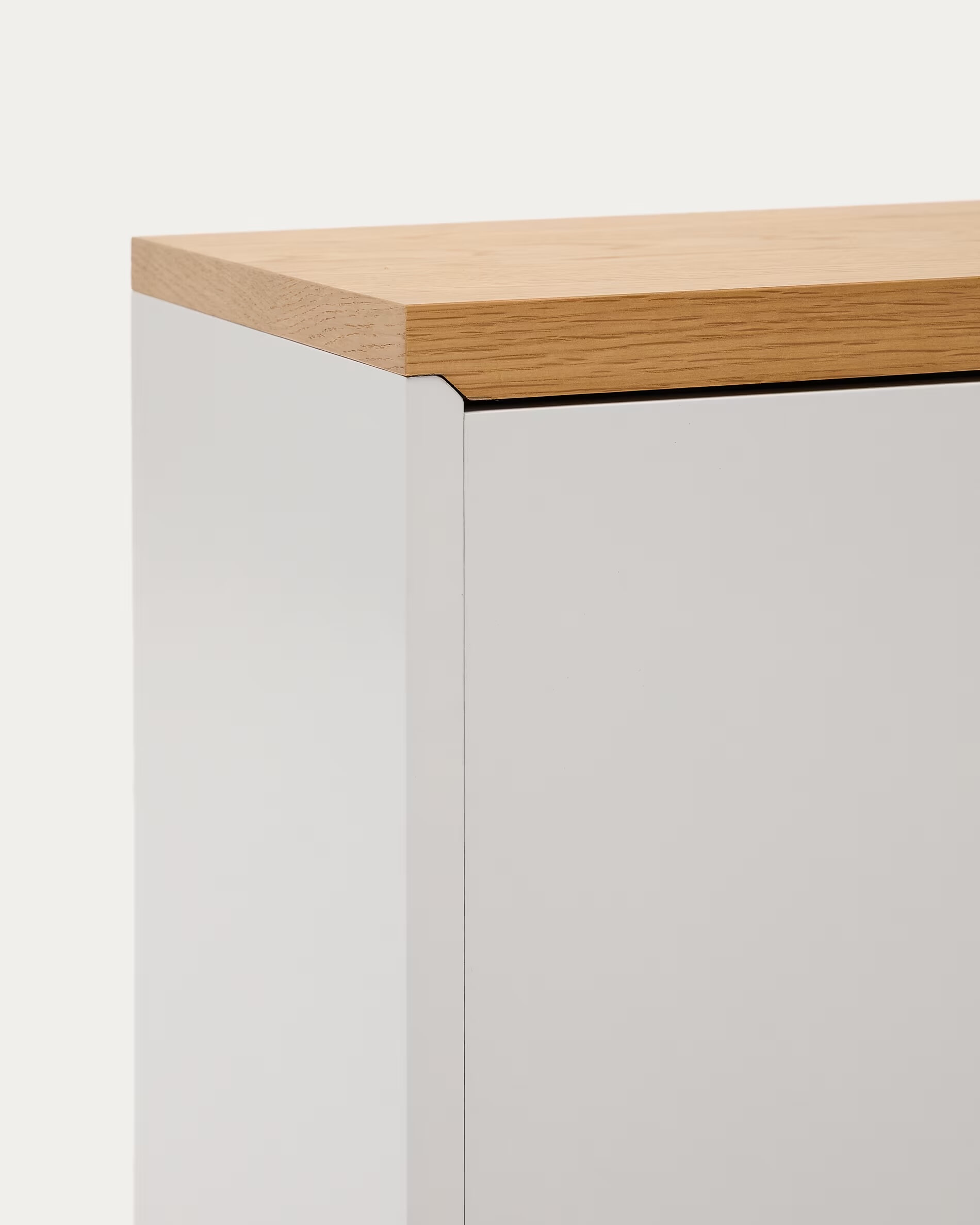 Kave Home Dressoir 'Abilen' Eiken, 180 x 75cm, kleur Wit