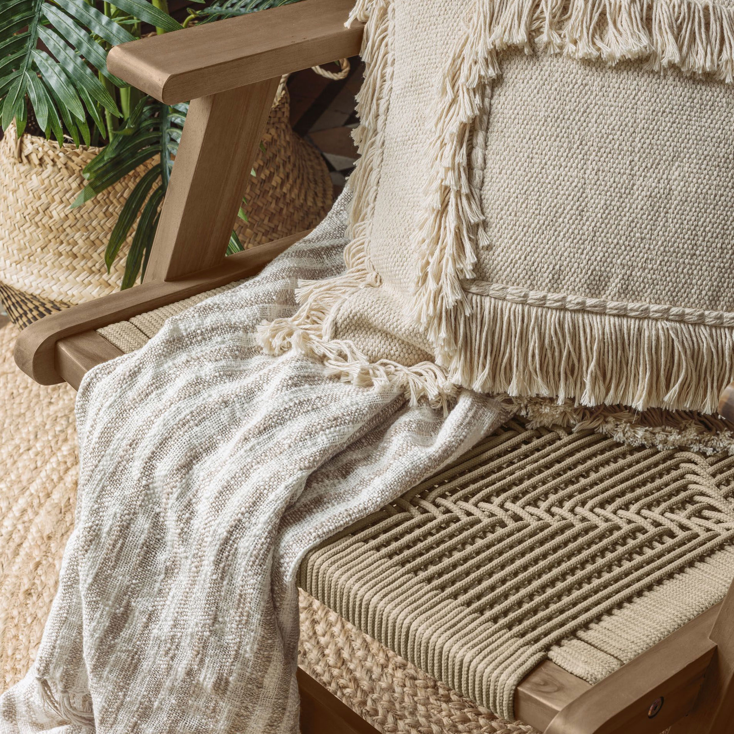 Kave Home Fauteuil 'Geralda', kleur Bruin