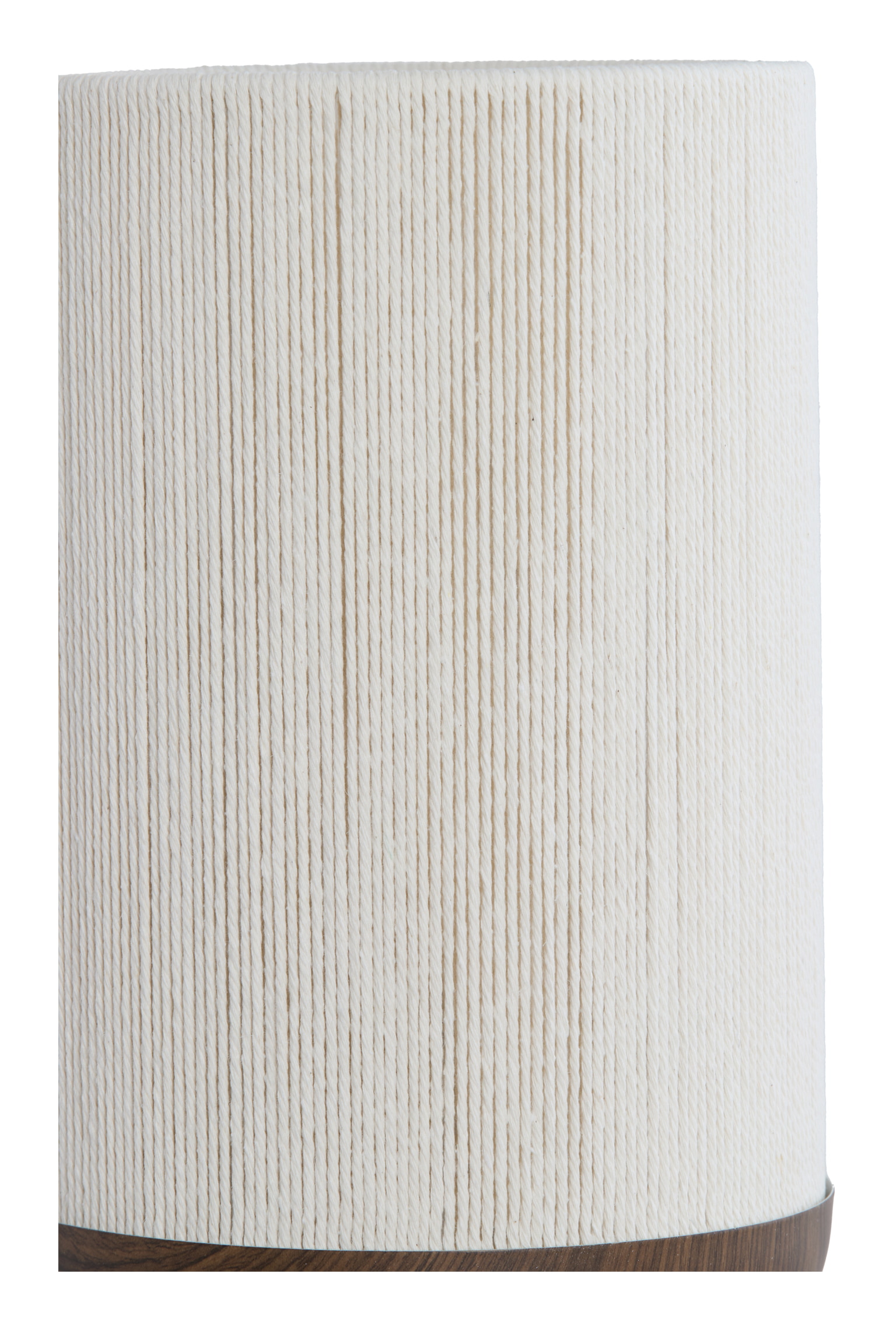 Light & Living Tafellamp 'Dania' Houtlook en touw, 50cm, kleur Donkerbruin