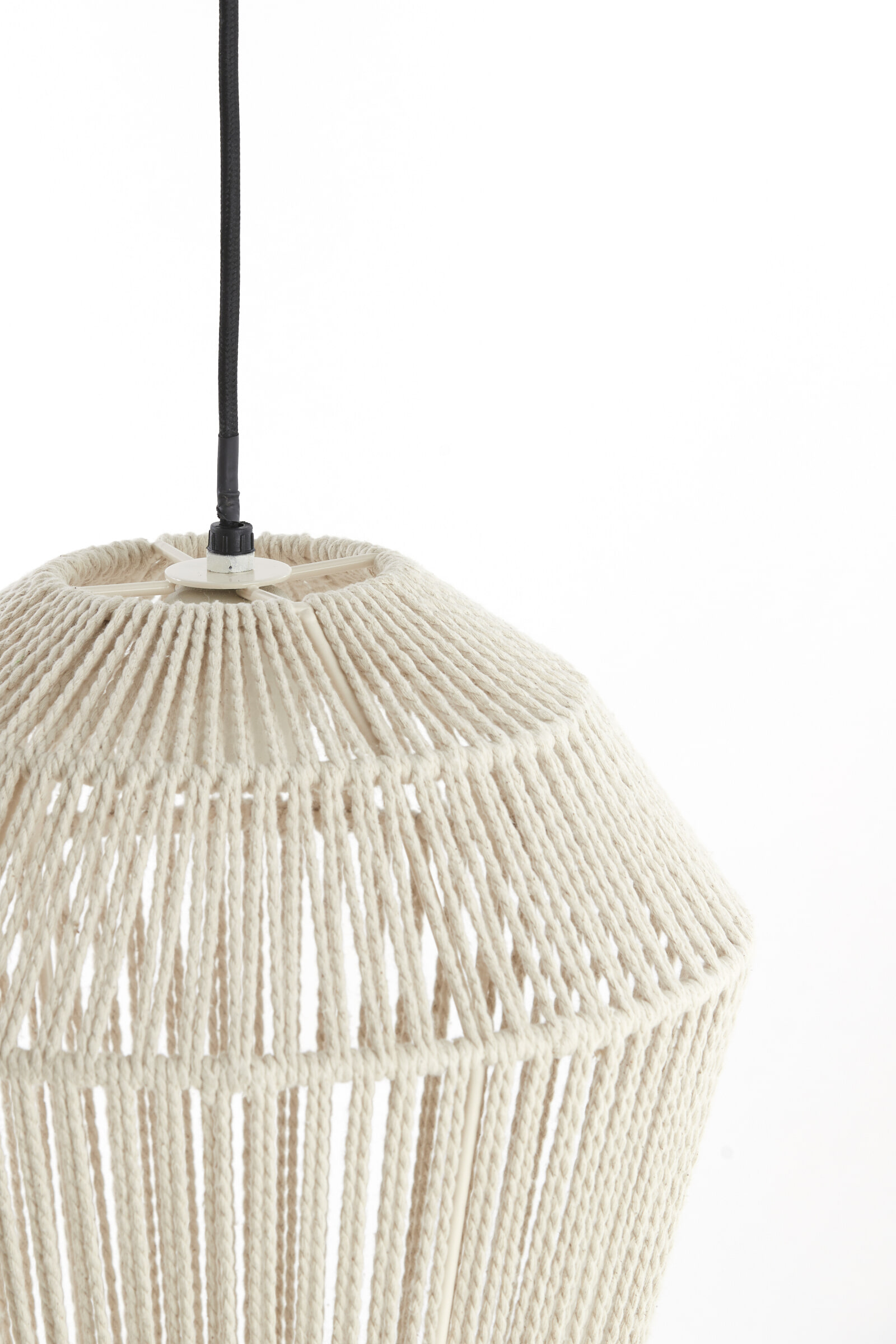 Light & Living Hanglamp 'Deya' 30cm, kleur Crème