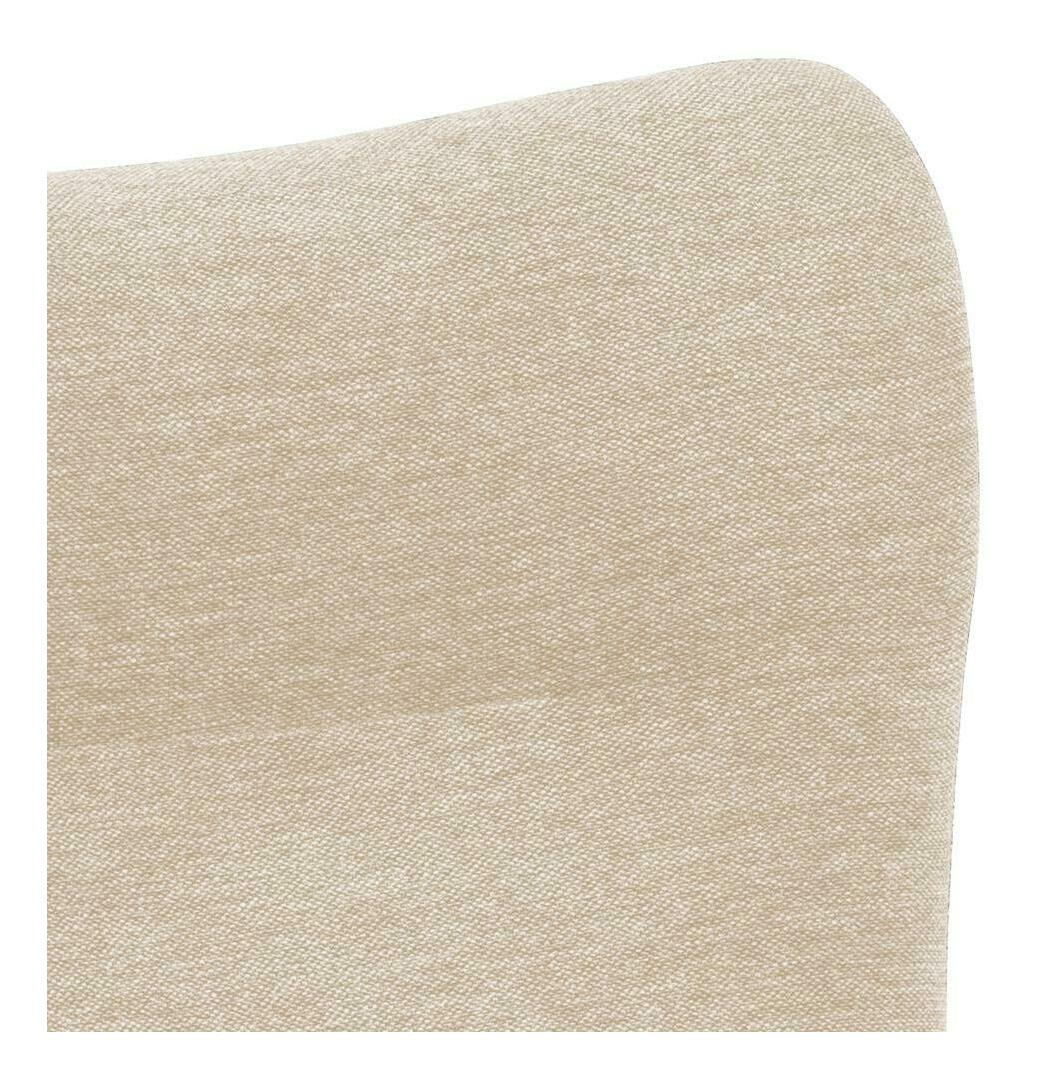 Bendt Draaifauteuil 'Keaton' met voetenbankje, kleur Beige