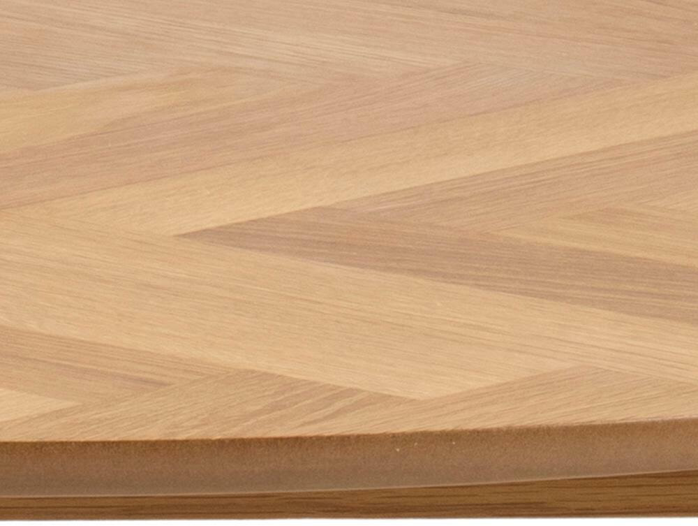 Bendt Ronde Eettafel 'Ebbe' Visgraat, 120cm