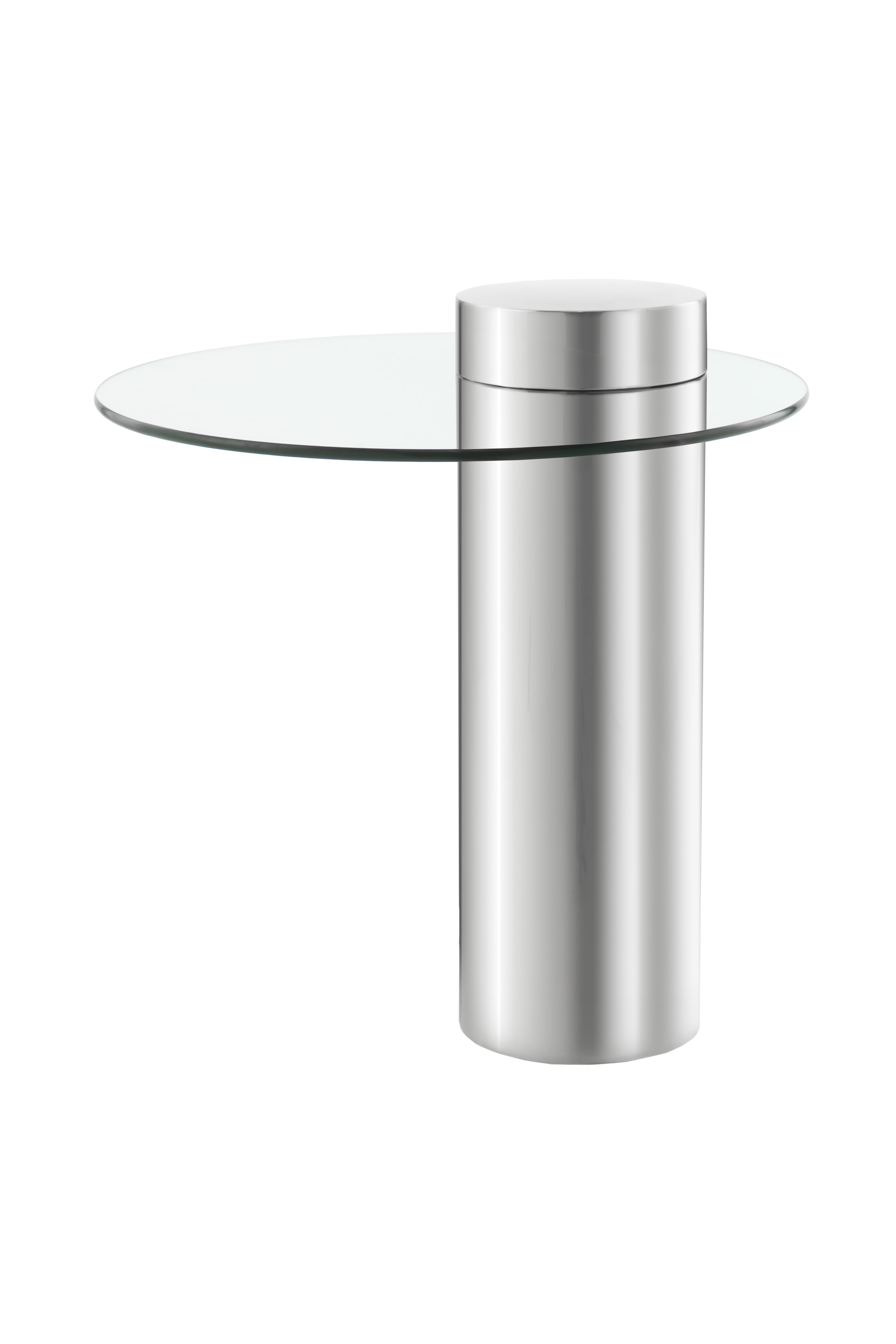 Kayoom Bijzettafel 'Ontario' 46cm, kleur zilver Kayoom Bijzettafel 'Ontario' 46cm, kleur zilver