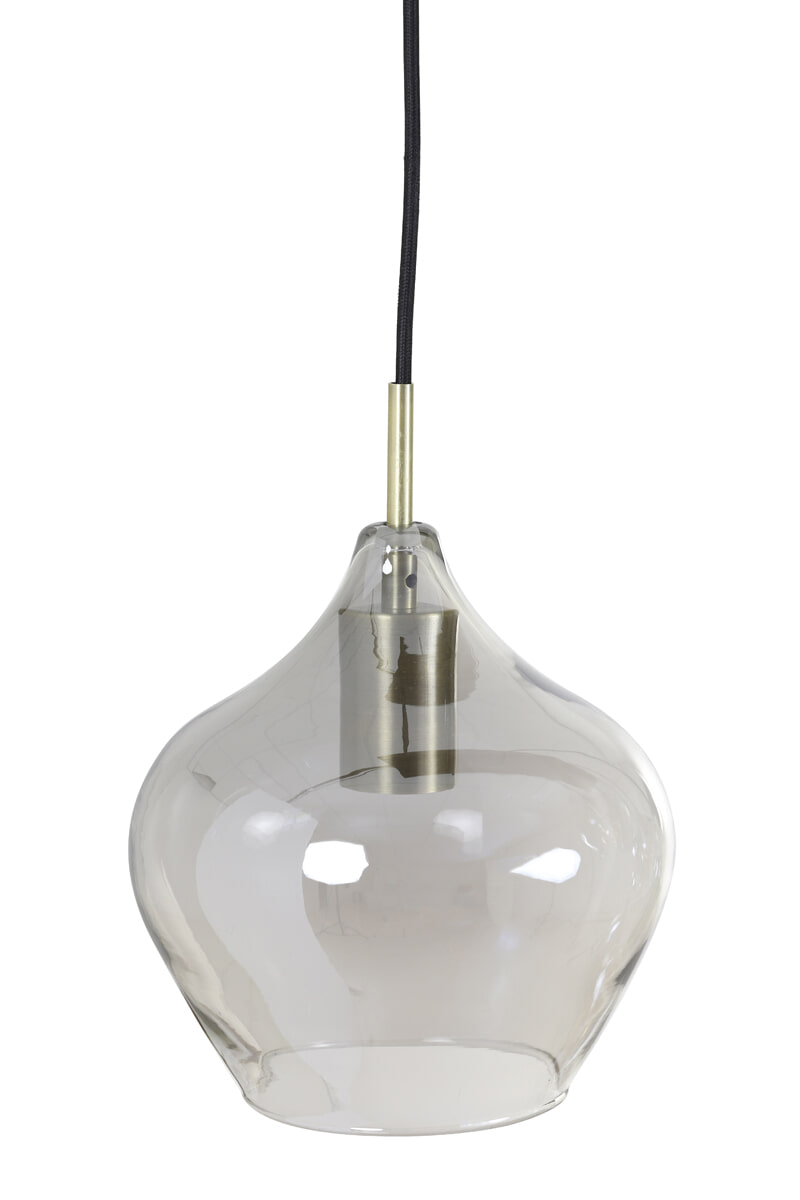 Light & Living Hanglamp 'Rakel' 10-Lamps, kleur Antiek Brons / Smoke