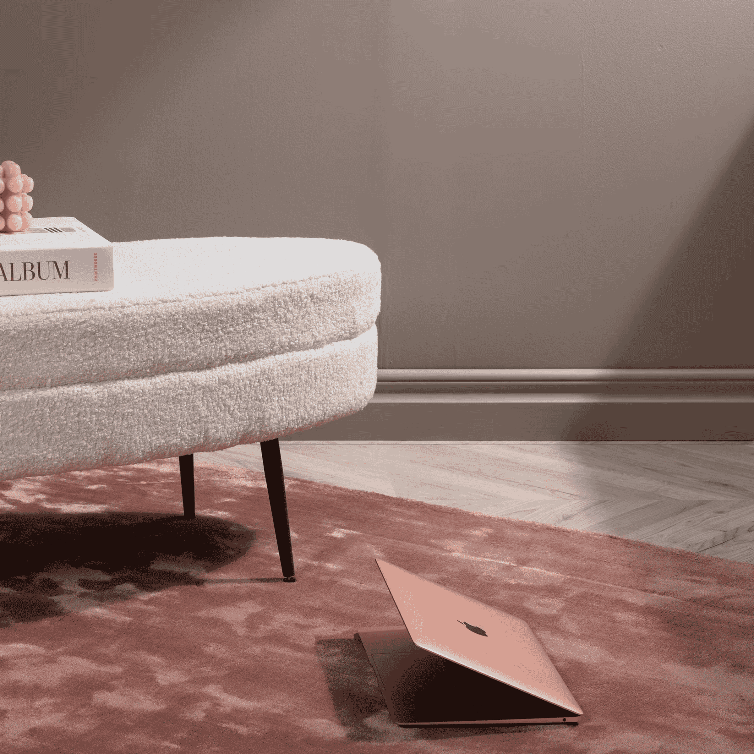 Nohr Vloerkleed 'Cherelle' kleur Roze