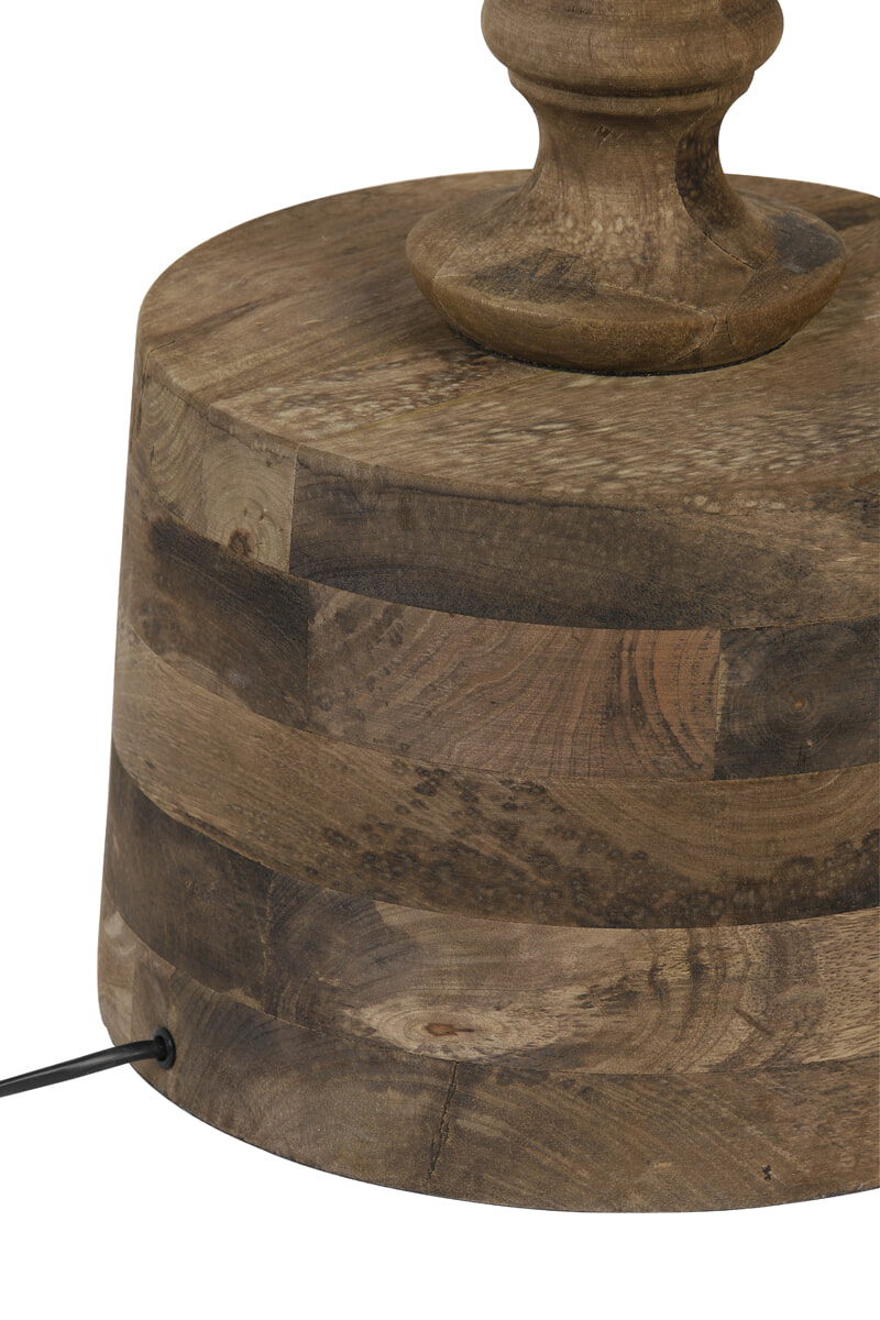 Light & Living Vloerlamp 'Ronin', kleur Donkerbruin Hout