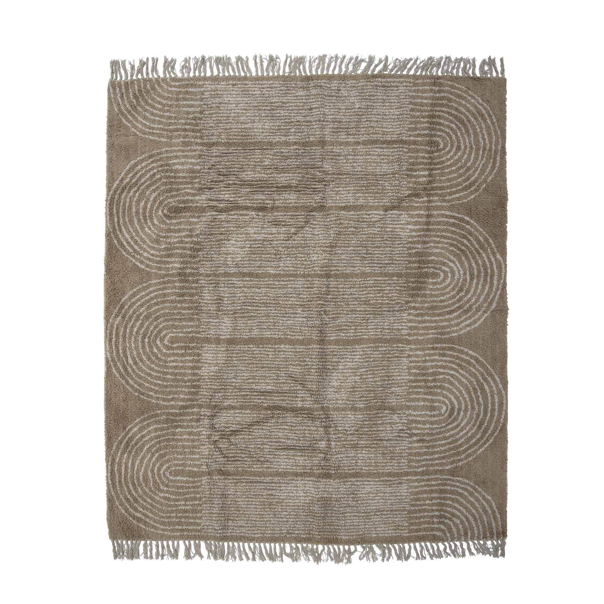 Bloomingville Vloerkleed Zeynep 150 x 215cm - Bruin