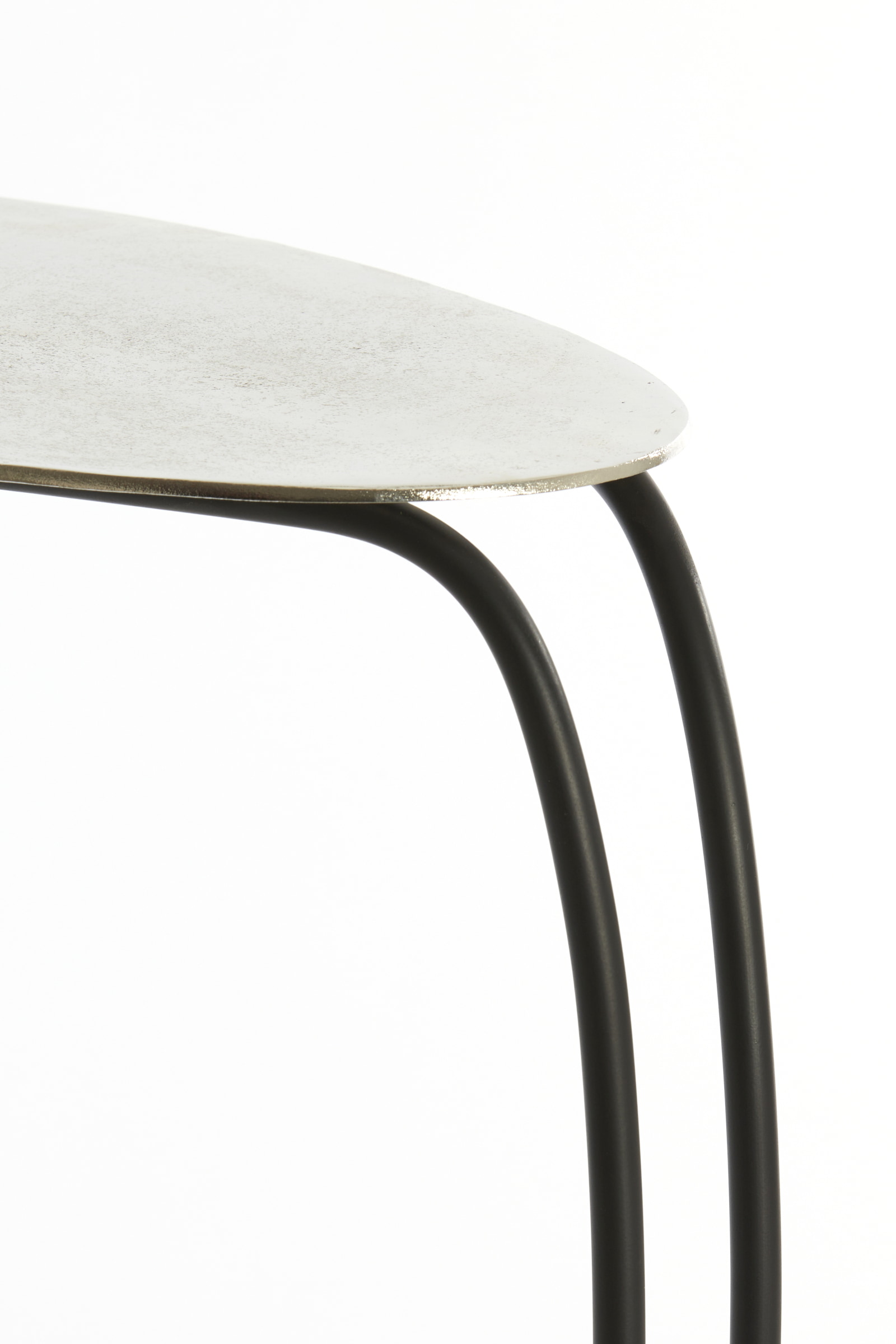 Light & Living Laptoptafel 'Marsh' 43 x 27cm, kleur Nikkel