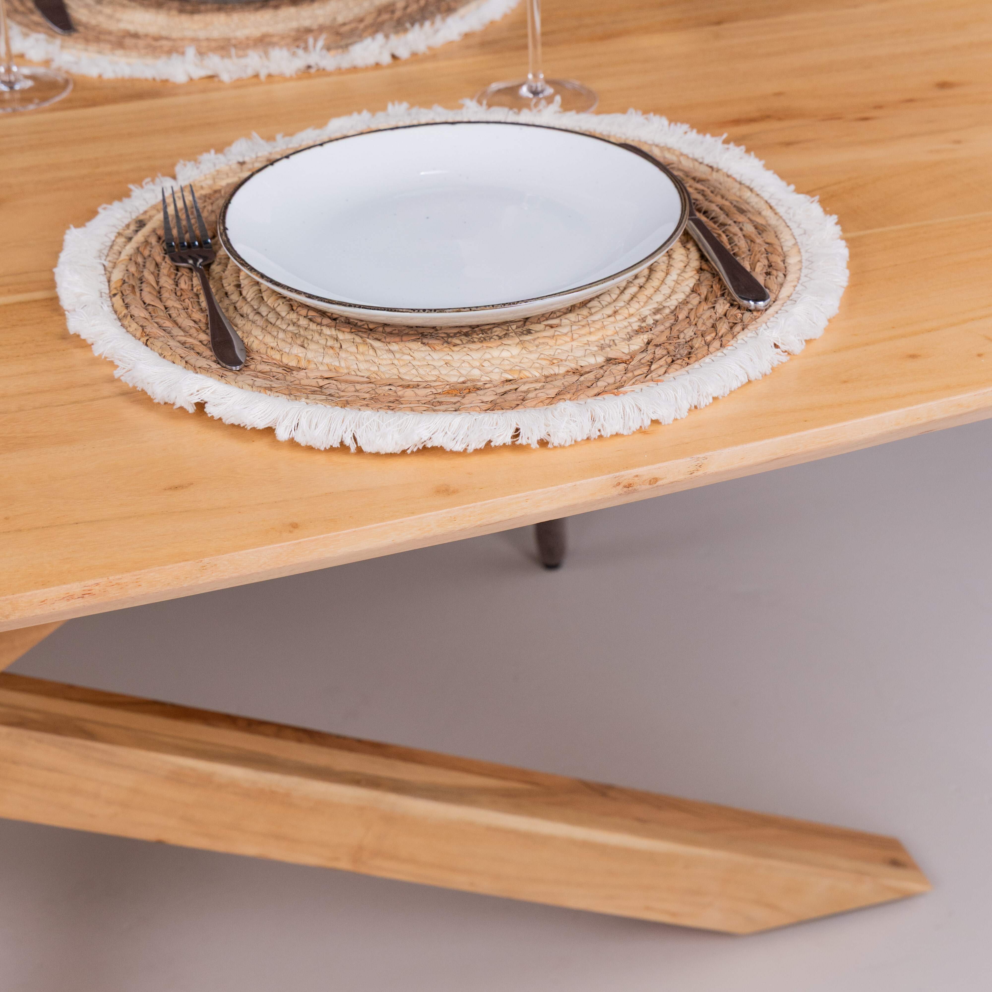 Tower Living Eettafel 'Crotone' Acaciahout, 180 x 100cm